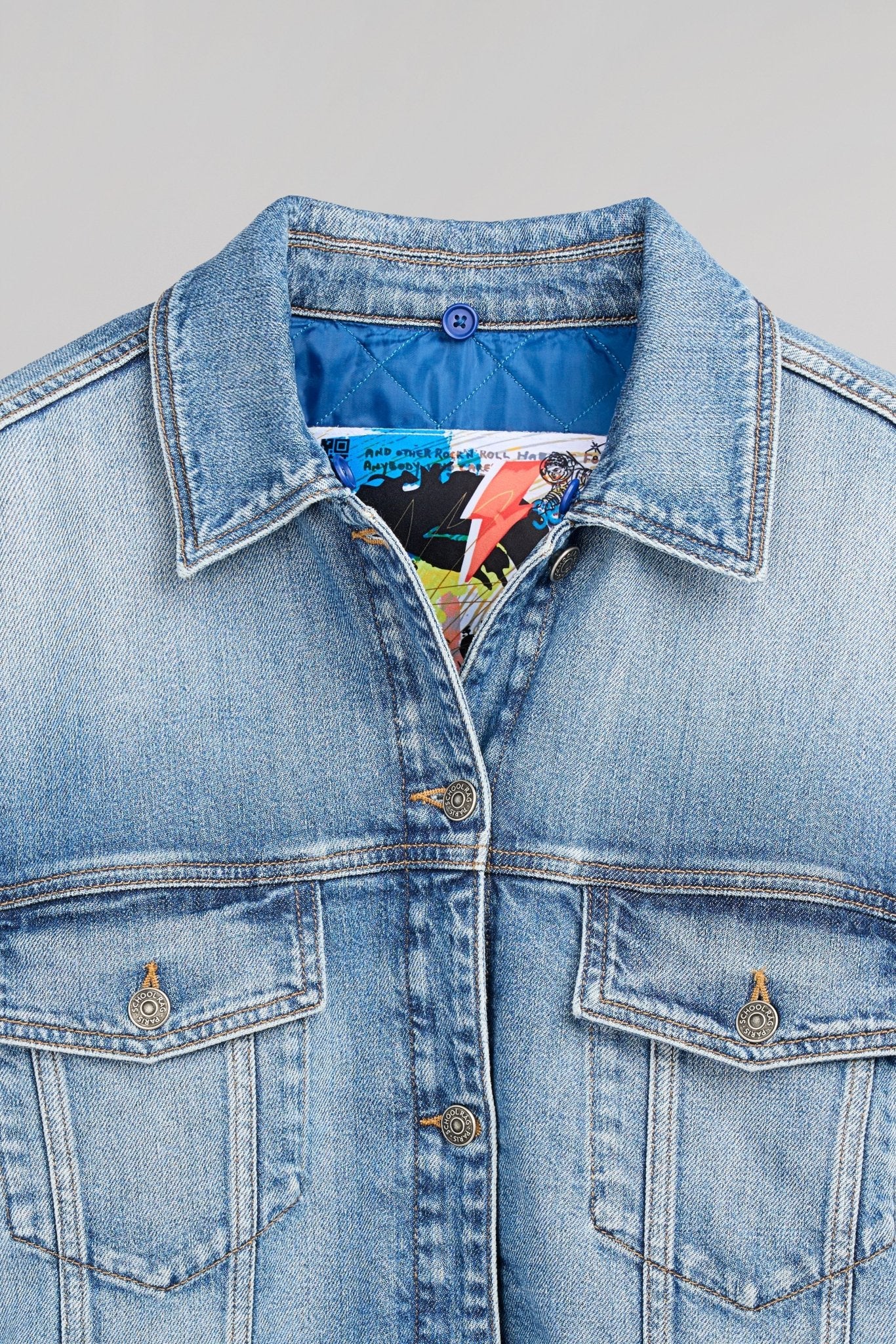 Blouson BROOKLYN HIGH B VINTAGE/INDIGO - School Rag