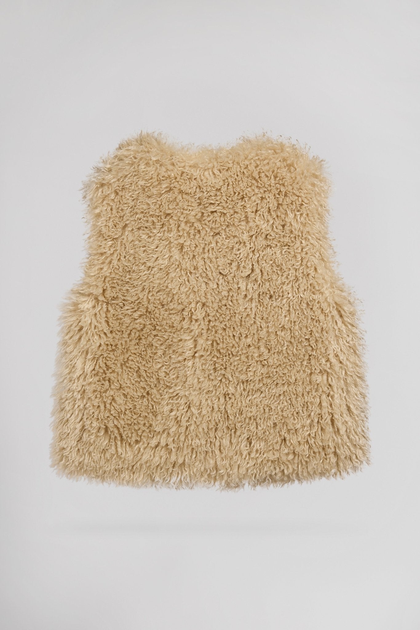 Blouson oversize fausse fourrure BELOW BEIGE - School Rag