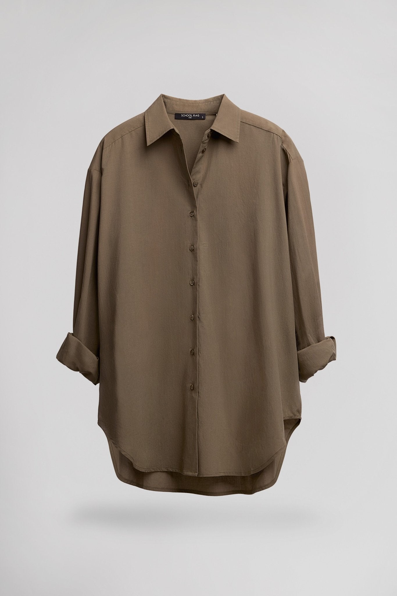 Chemise ample COURTNEY POPCOT FORMAL BRONZE - School Rag