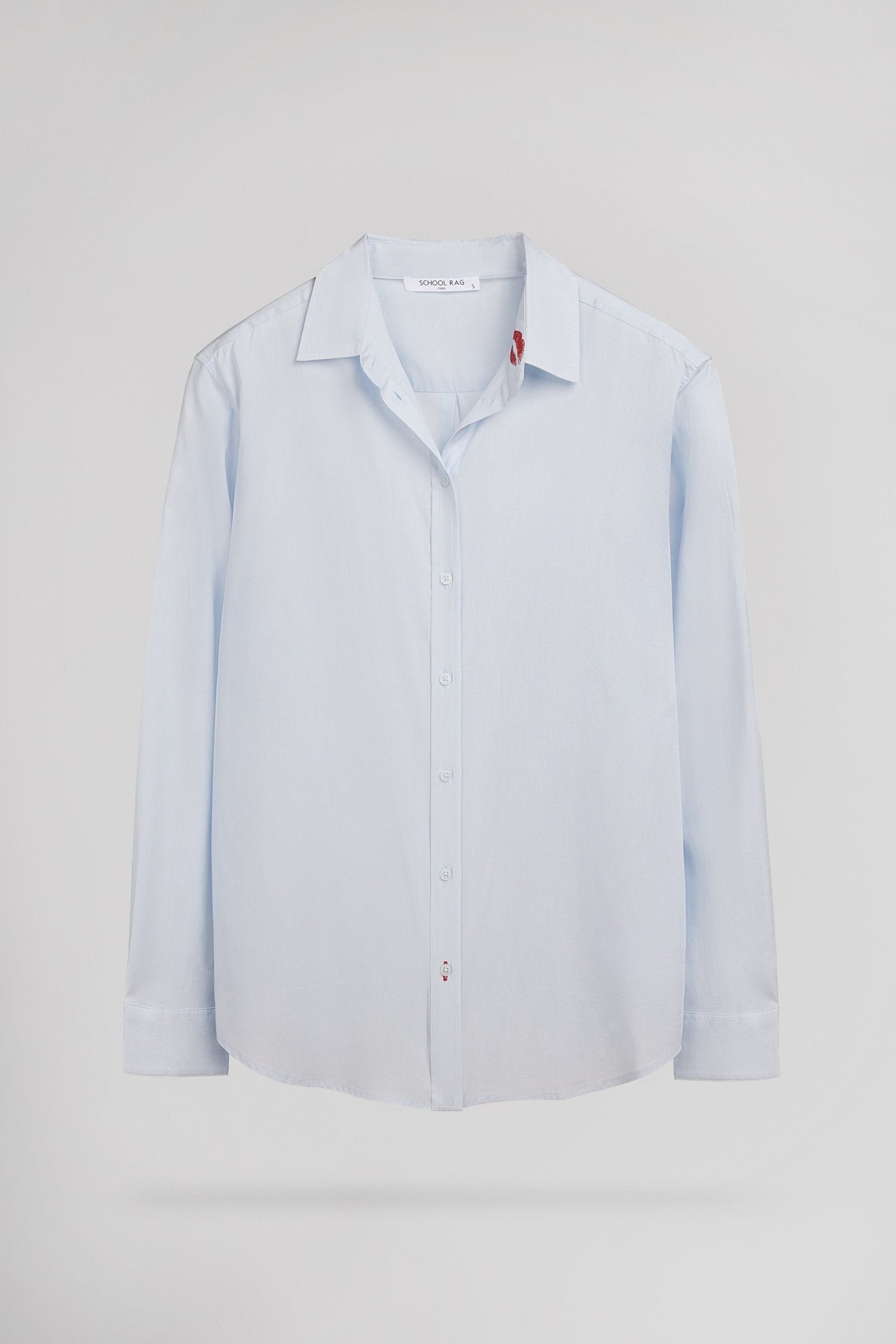 Chemise CHERIE LIPSTICK BABY BLUE - School Rag