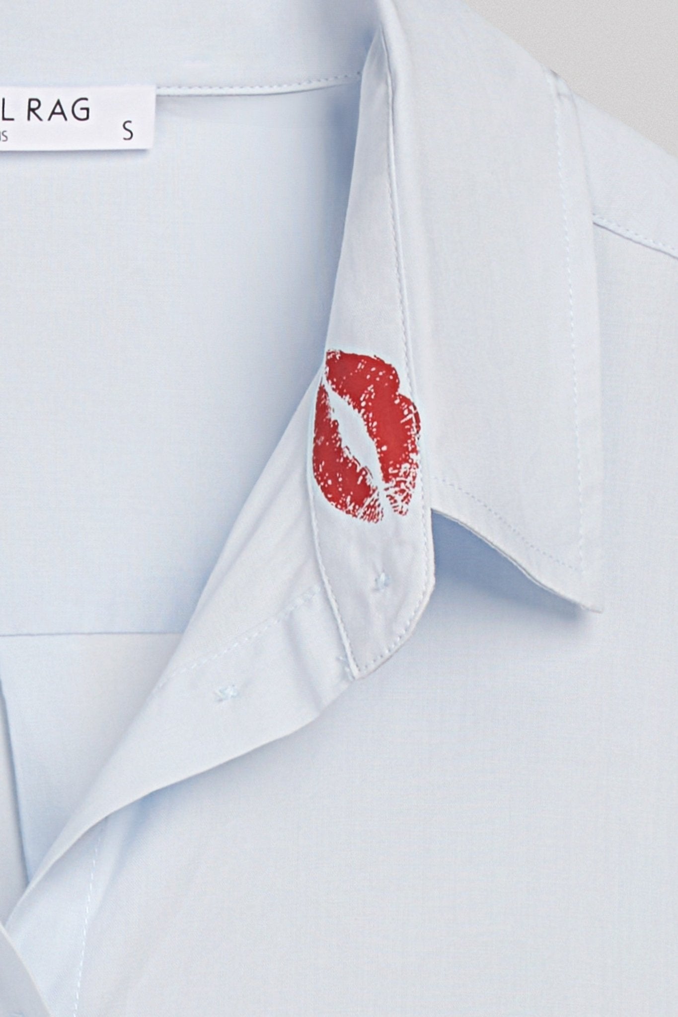 Chemise CHERIE LIPSTICK BABY BLUE - School Rag