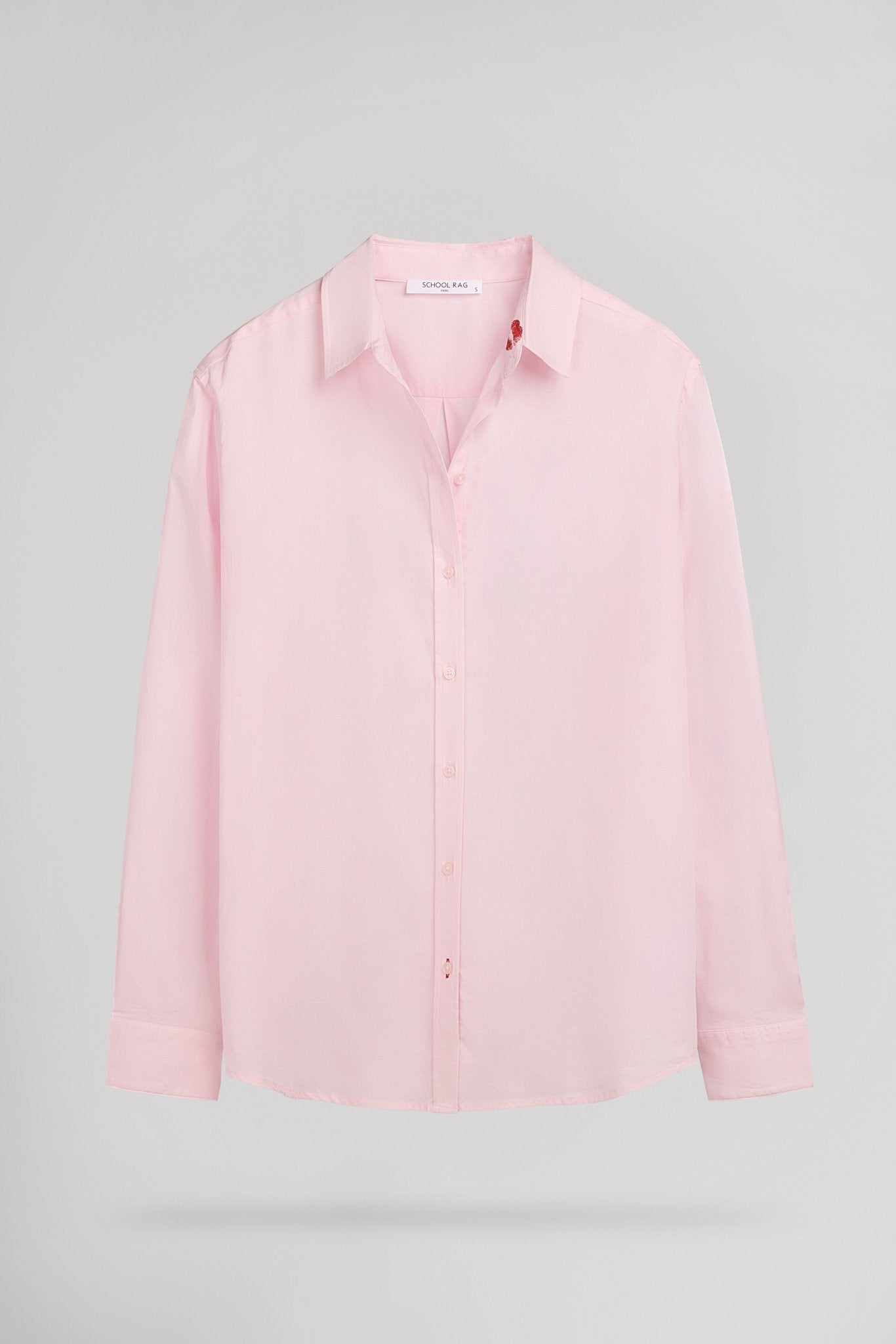 Chemise CHERIE LIPSTICK BABY PINK - School Rag