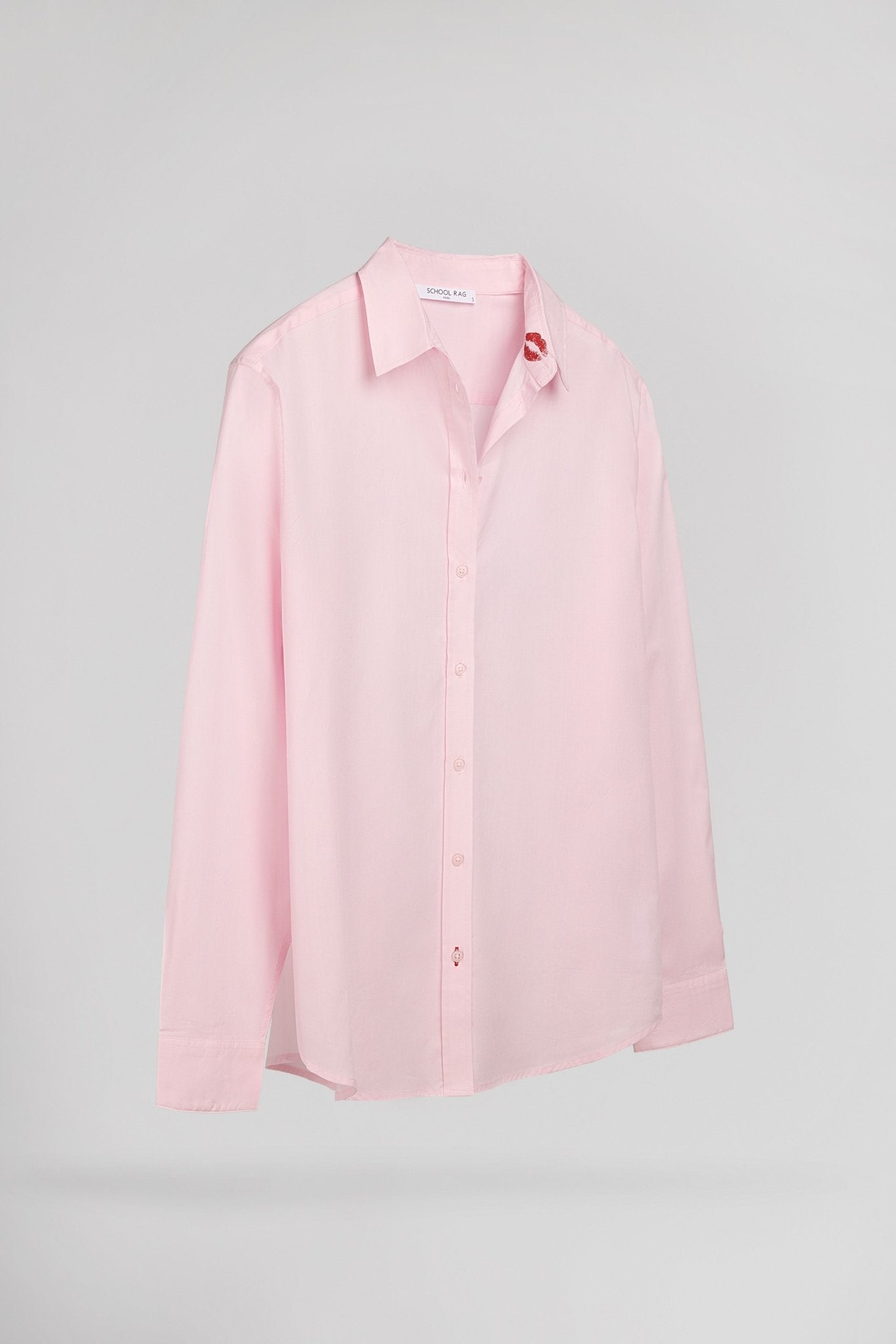 Chemise CHERIE LIPSTICK BABY PINK - School Rag
