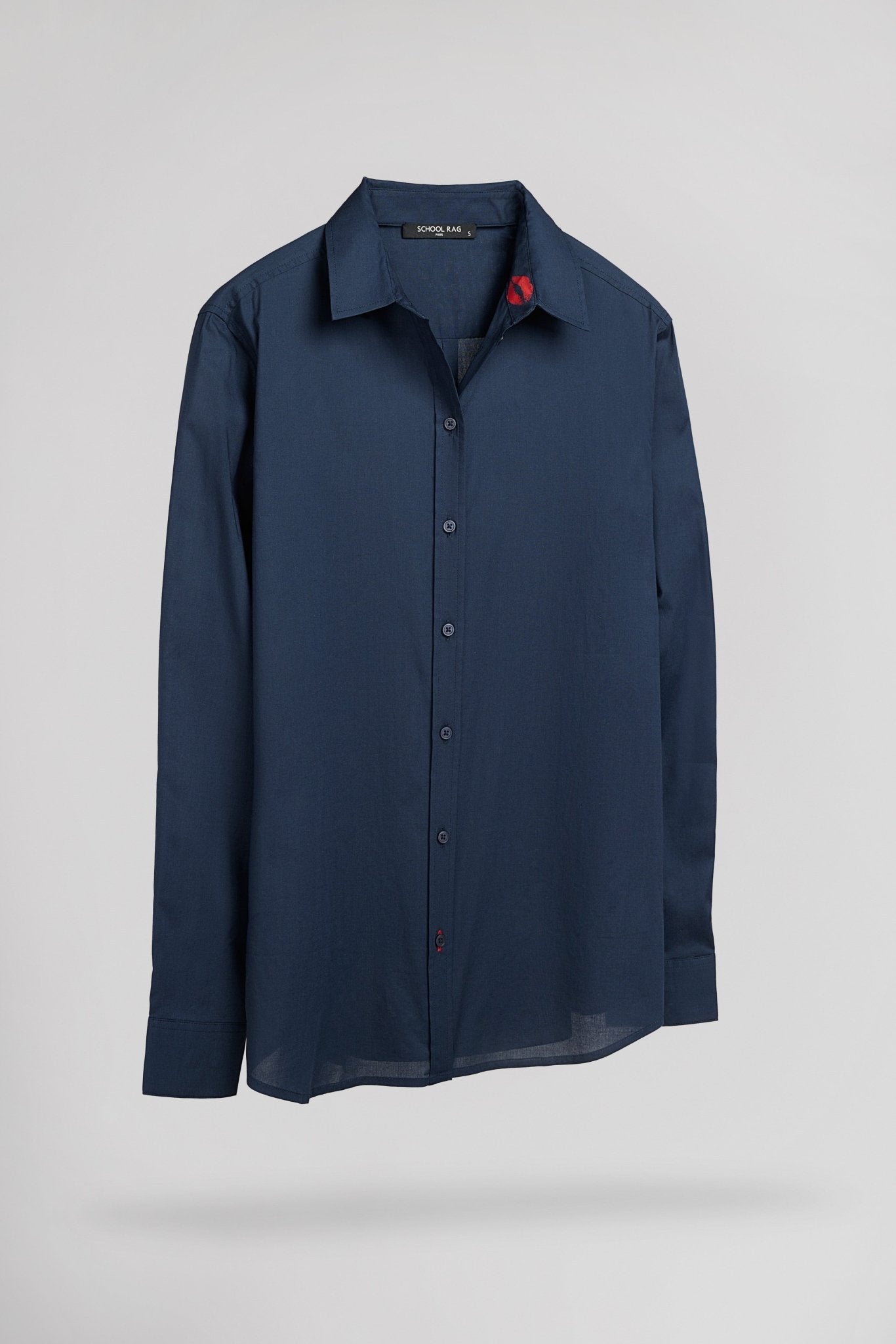 Chemise CHERIE LIPSTICK NAVY - School Rag