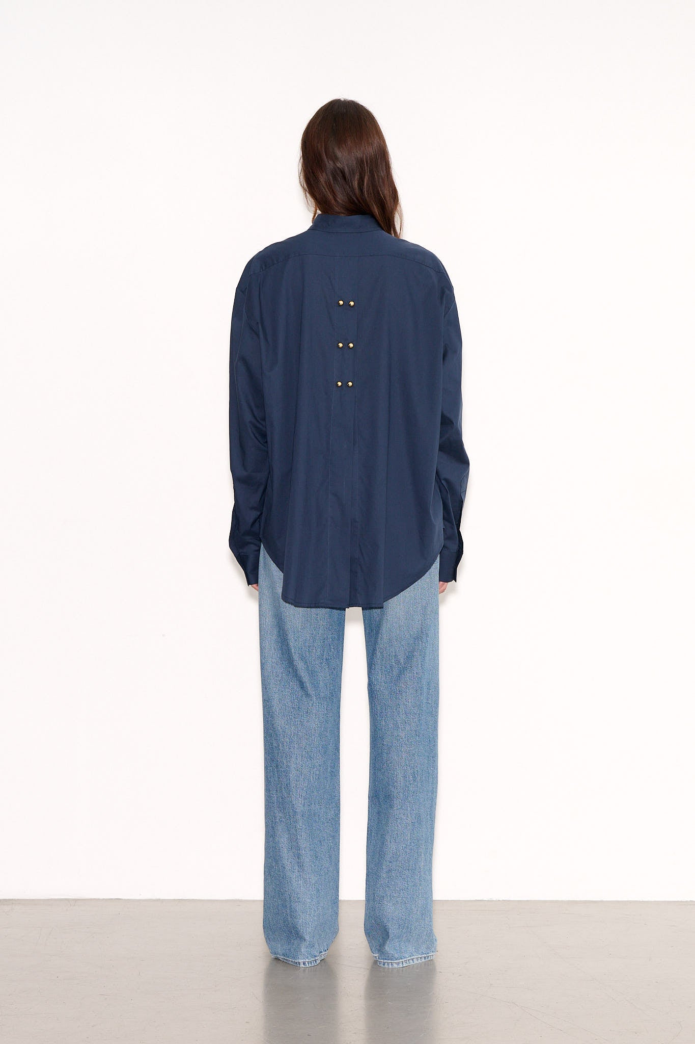 Chemise COLEEN POPCOT NAVY - School Rag