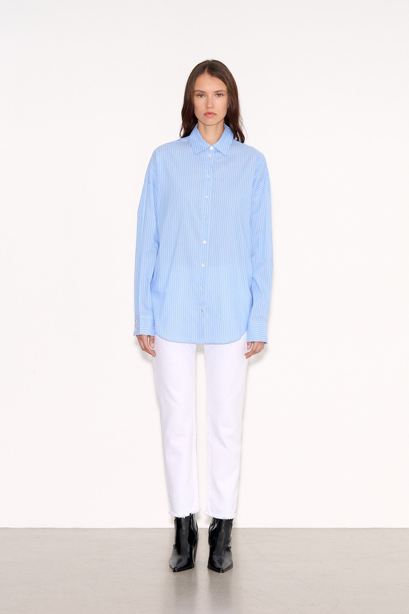 Chemise COURTNEY STRIPY BLUE STRIPES - School Rag