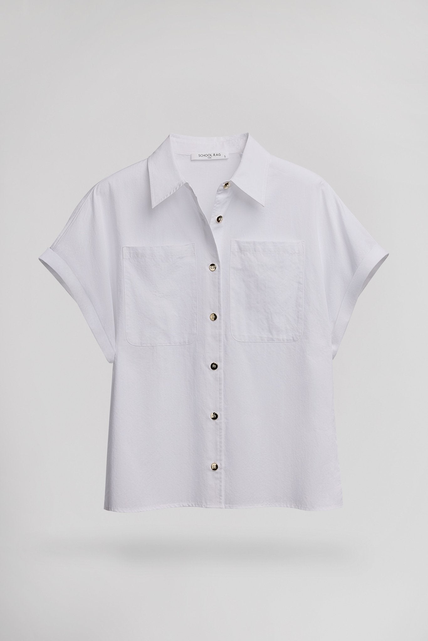 Chemise CRUZ POPCOT BLANC - School Rag