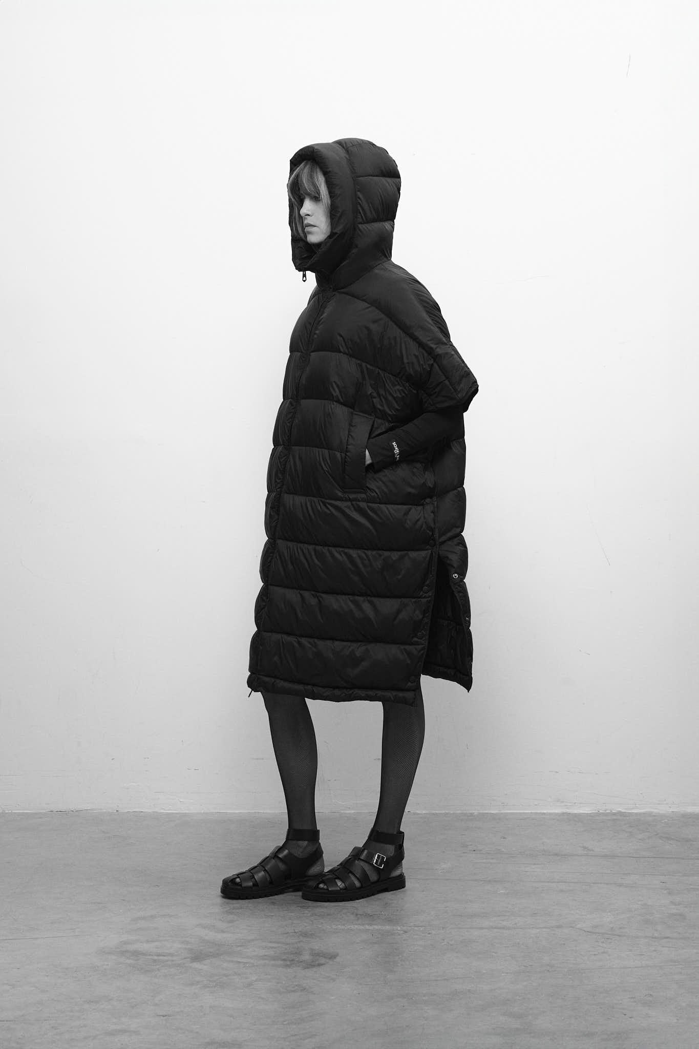 Doudoune cape PK - MORGAN NOIR - School Rag