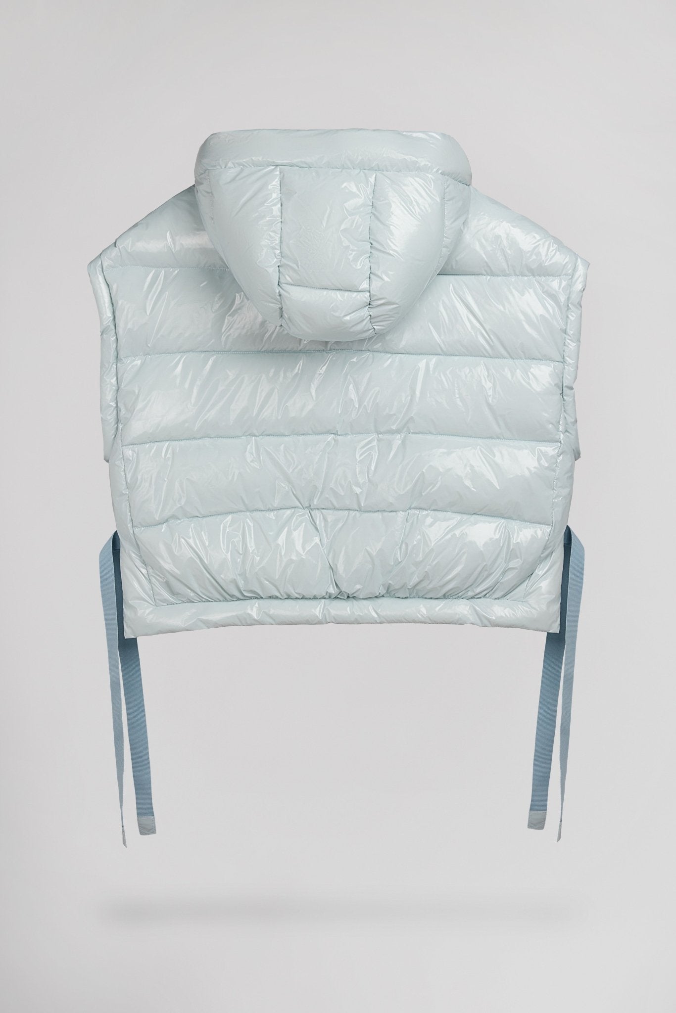 Doudoune sans manches oversize B - WEEKEE ICY ICY BLUE - School Rag