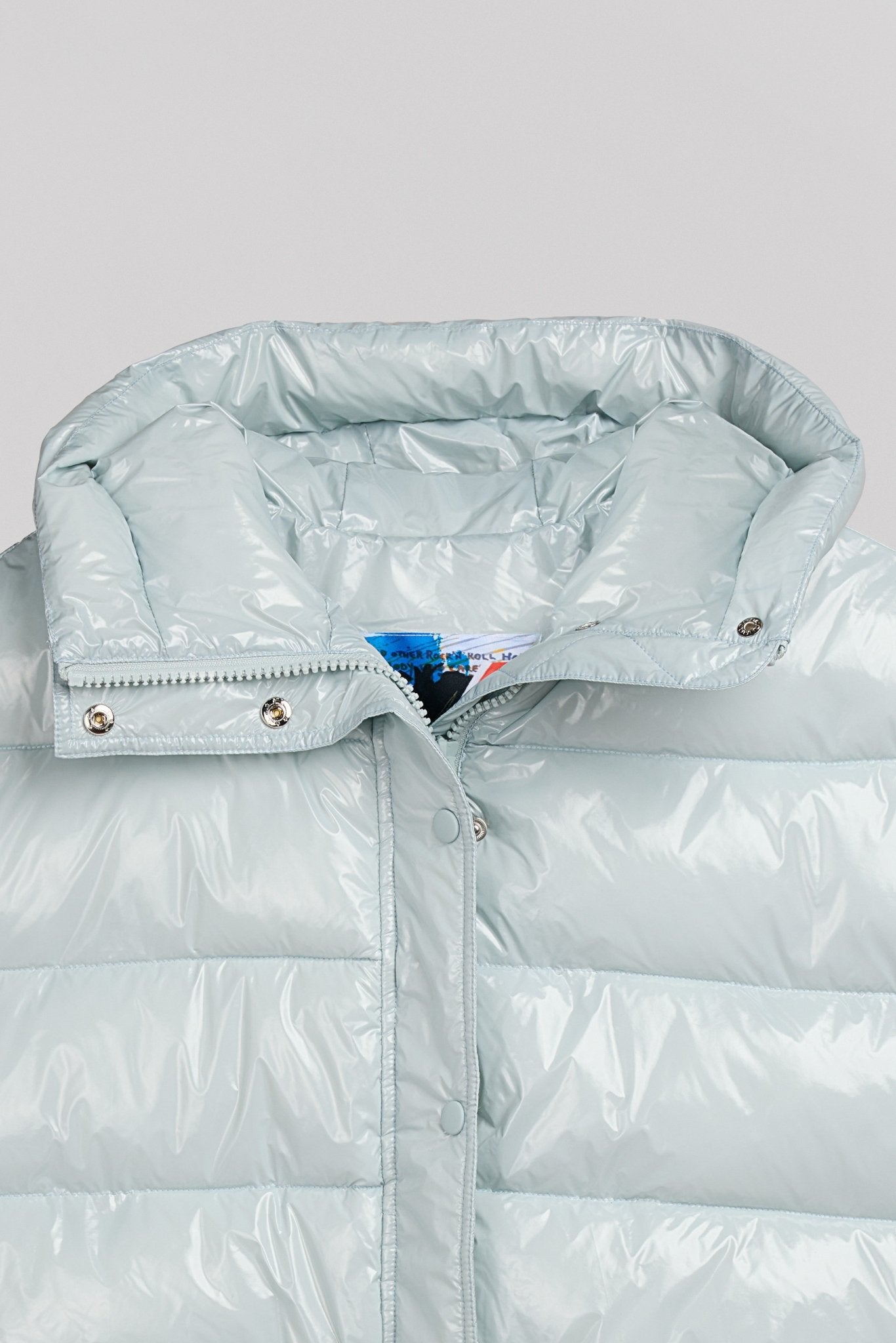 Doudoune sans manches oversize B - WEEKEE ICY ICY BLUE - School Rag