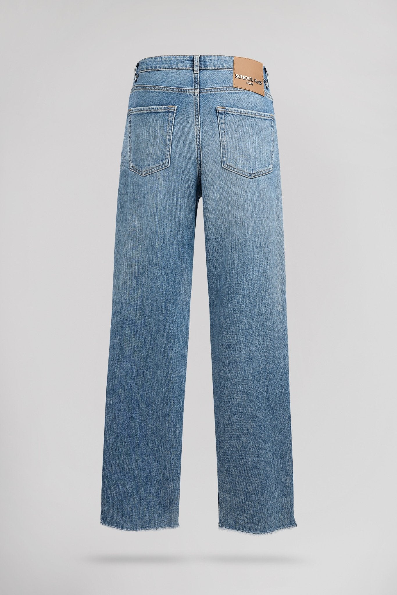 Jean PTL - BEMAN CROP HIGH BLUE VINTAGE/INDIGO - School Rag