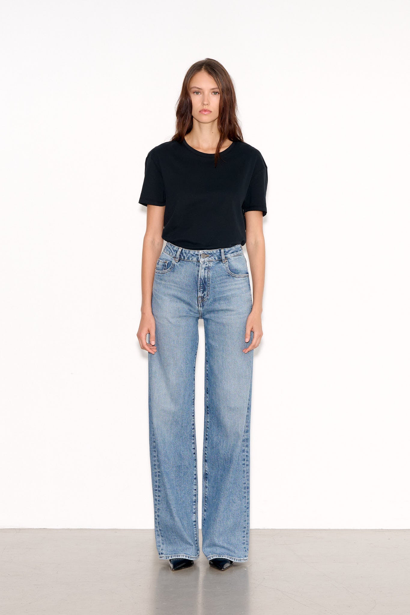 Jean PTL - BESHOW HIGH BLUE VINTAGE/INDIGO - School Rag
