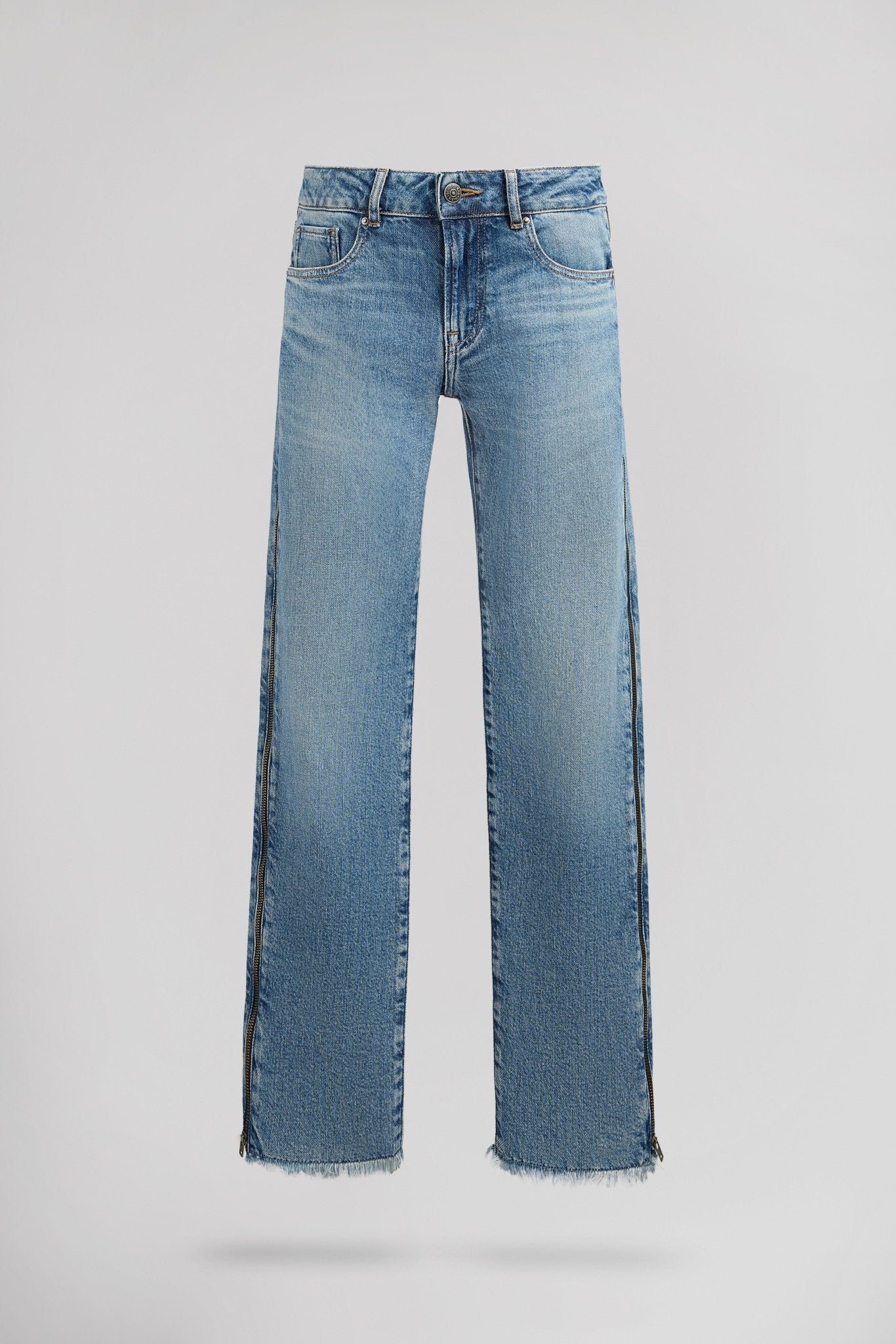 Jean regular middle rise PTL - BELY ZIP HI VINTAGE/INDIGO - School Rag