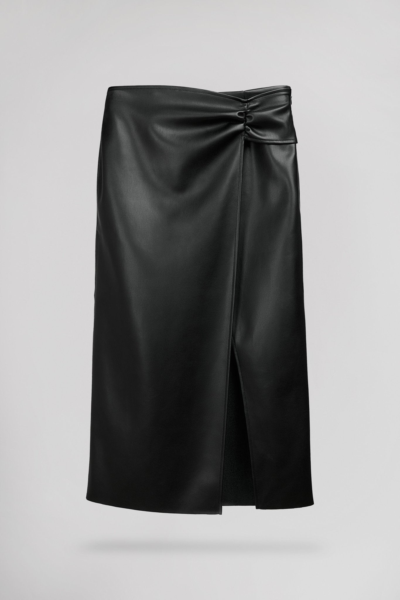 Jupe droite longueur midi JADYS BOLD NOIR - School Rag