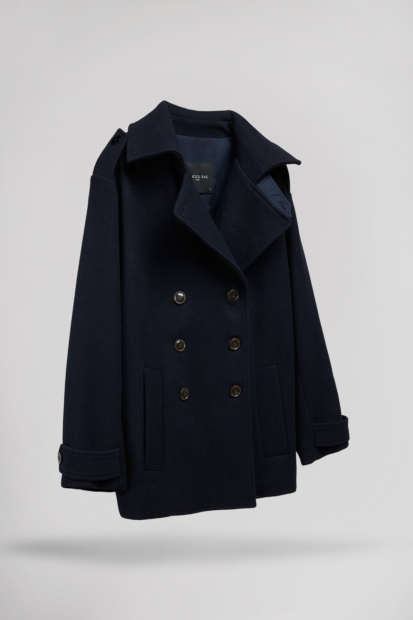 Manteau ample MARIA DARK NAVY - School Rag