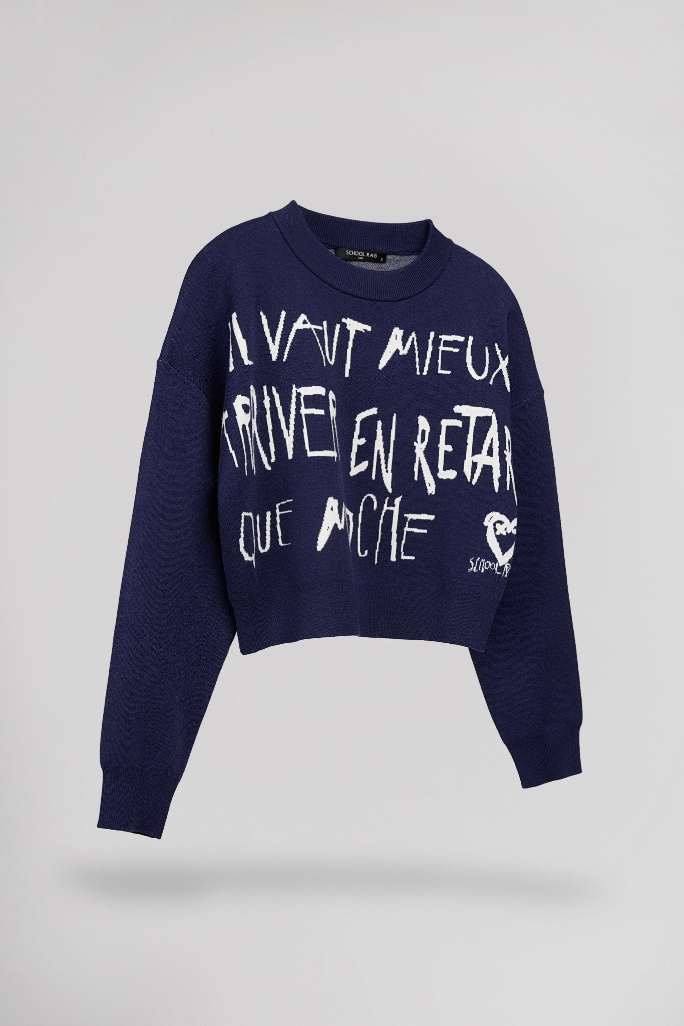Pull ample court P - MESSENGER DARK NAVY - School Rag