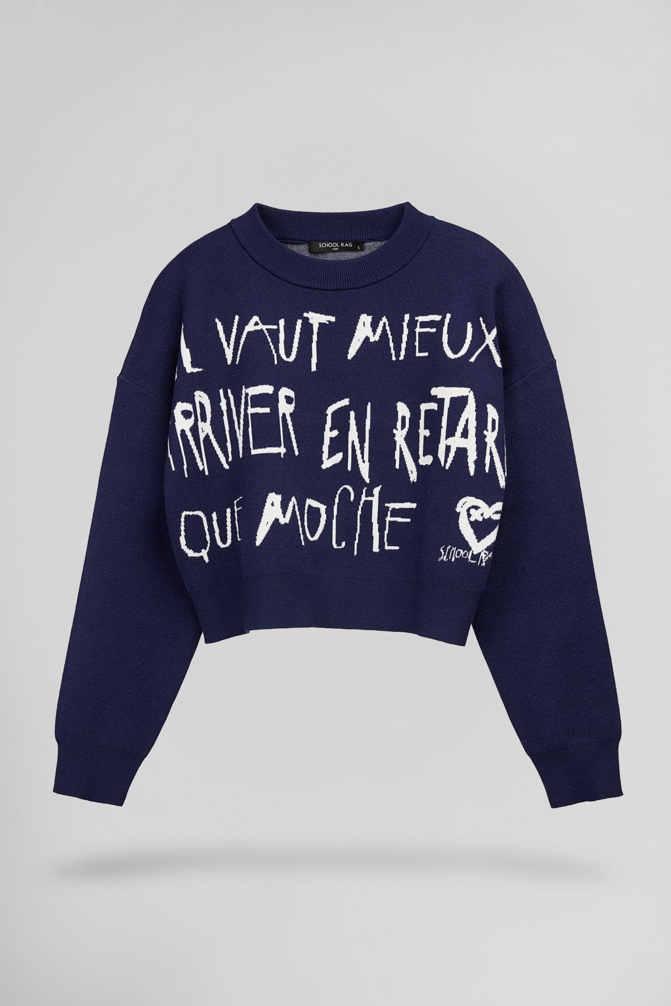 Pull ample court P - MESSENGER DARK NAVY - School Rag