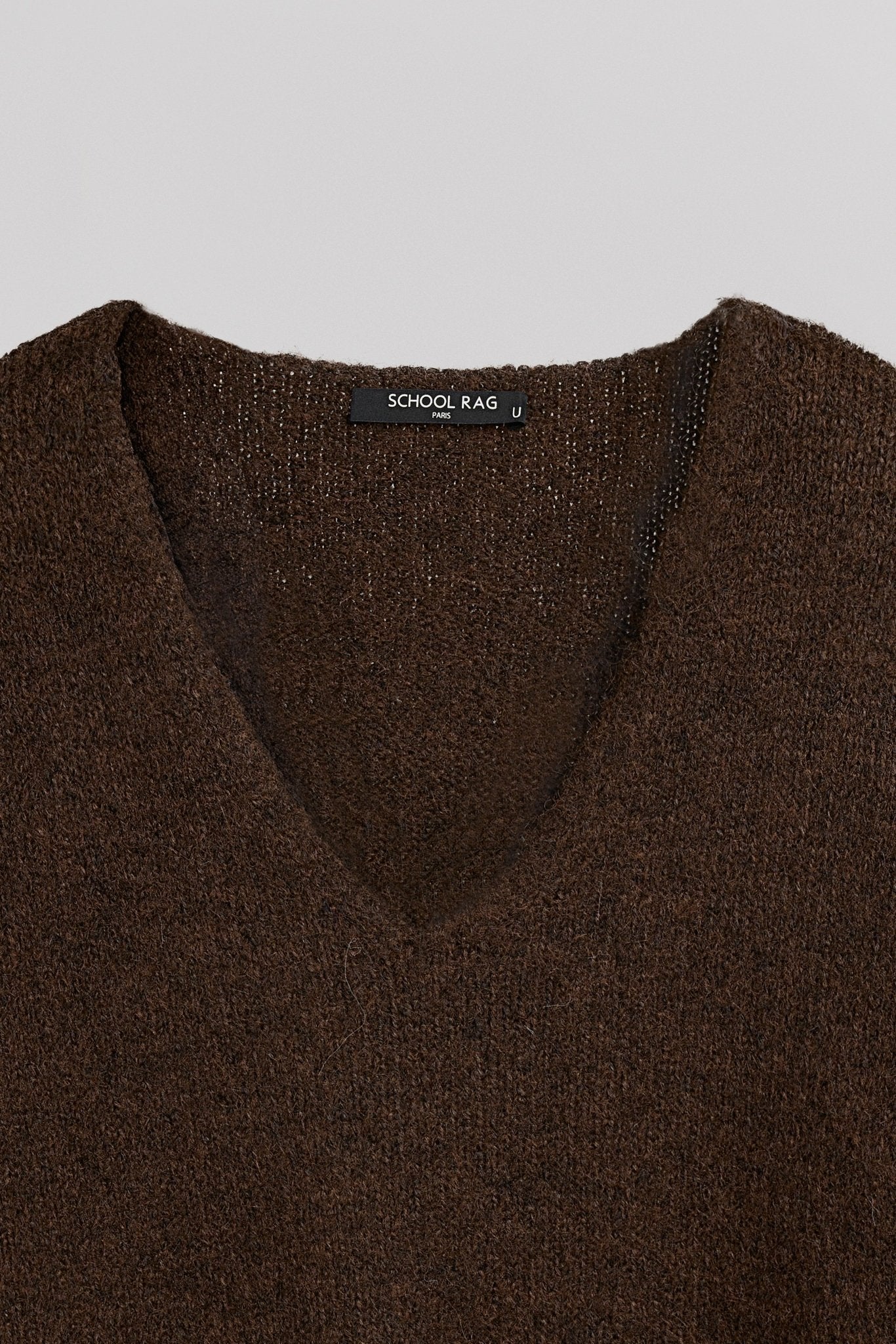 Pull ample PALLAVIA CHOCO - School Rag