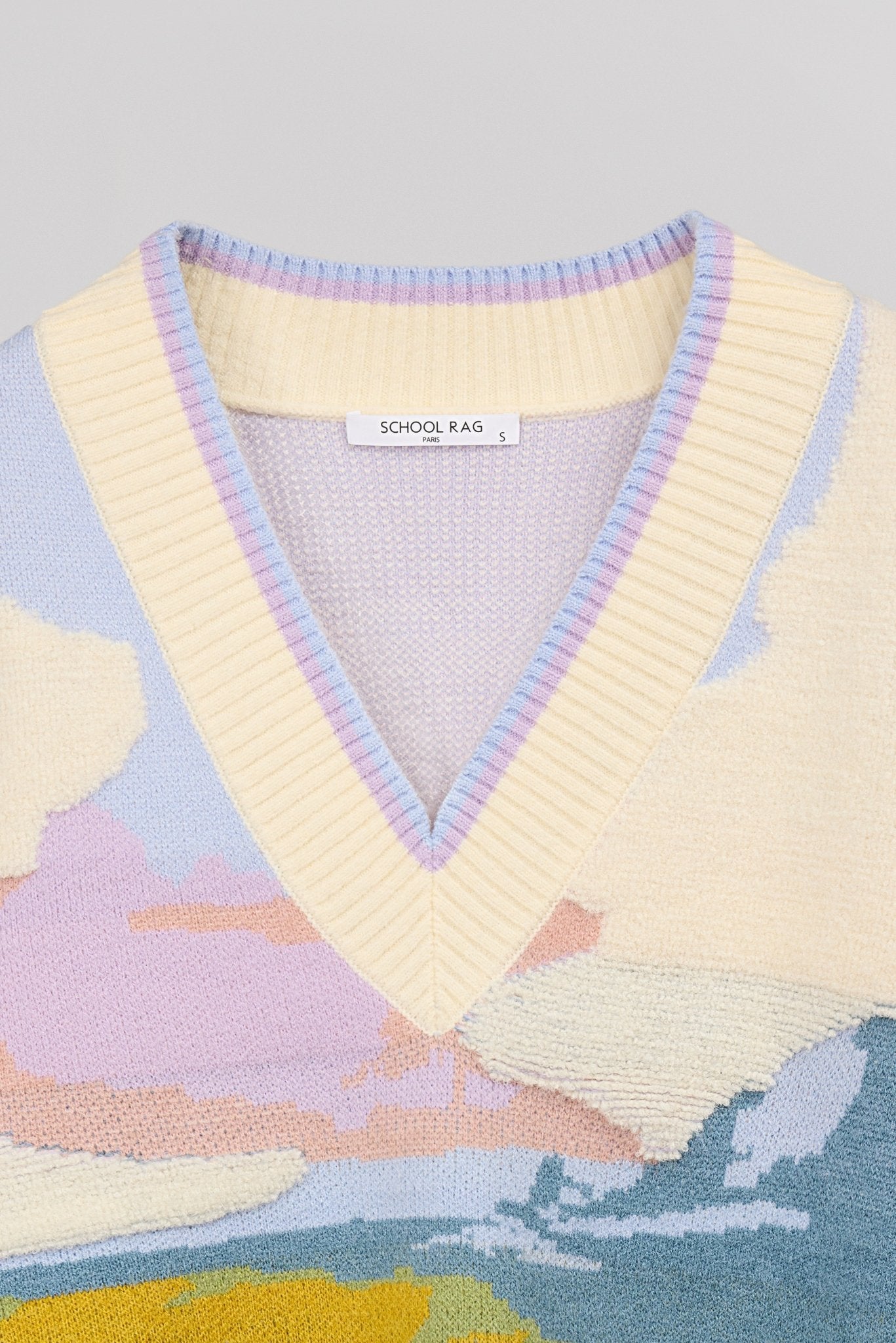 Pull ample PATZEE JACQUARD PAYSAGE - School Rag