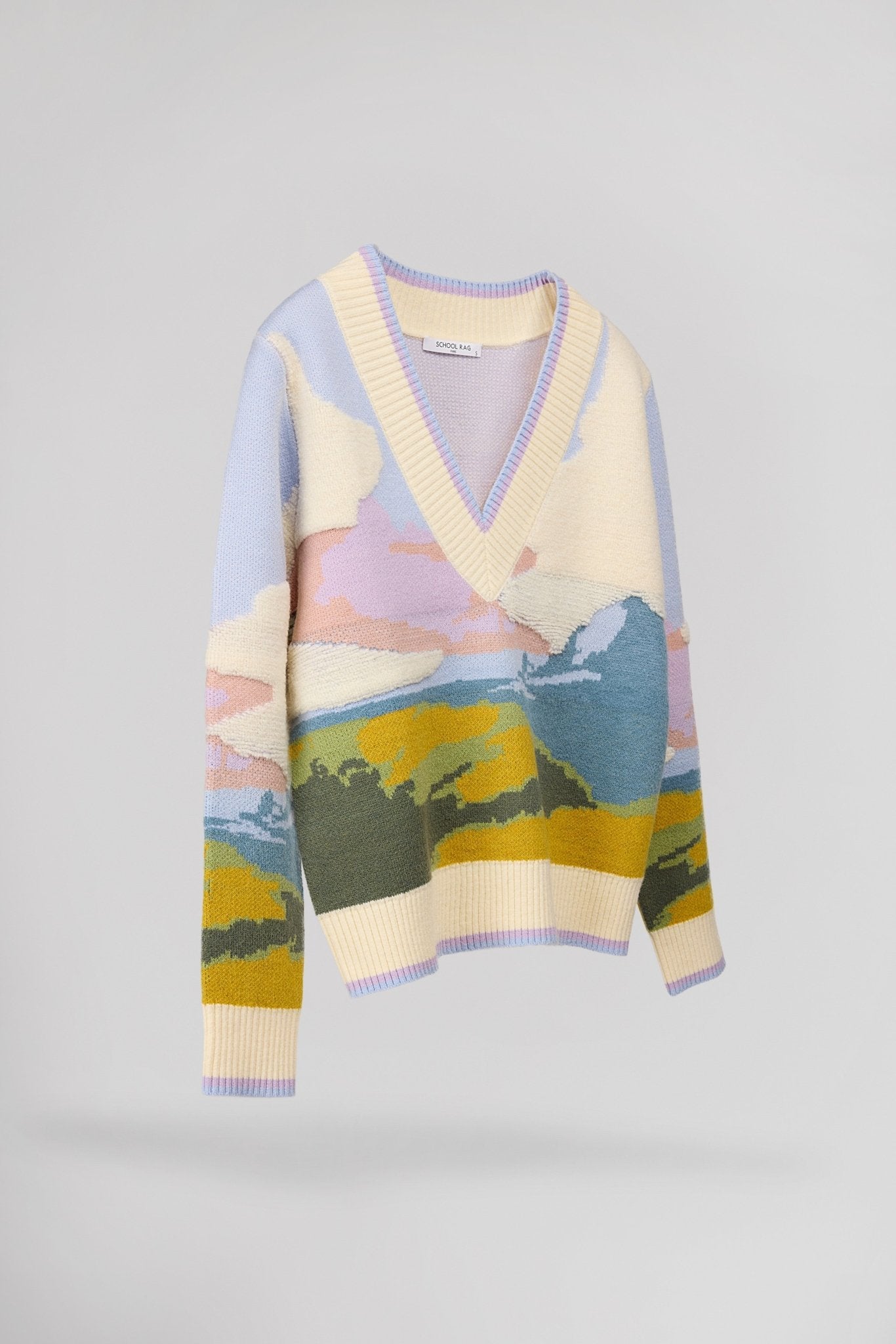 Pull ample PATZEE JACQUARD PAYSAGE - School Rag