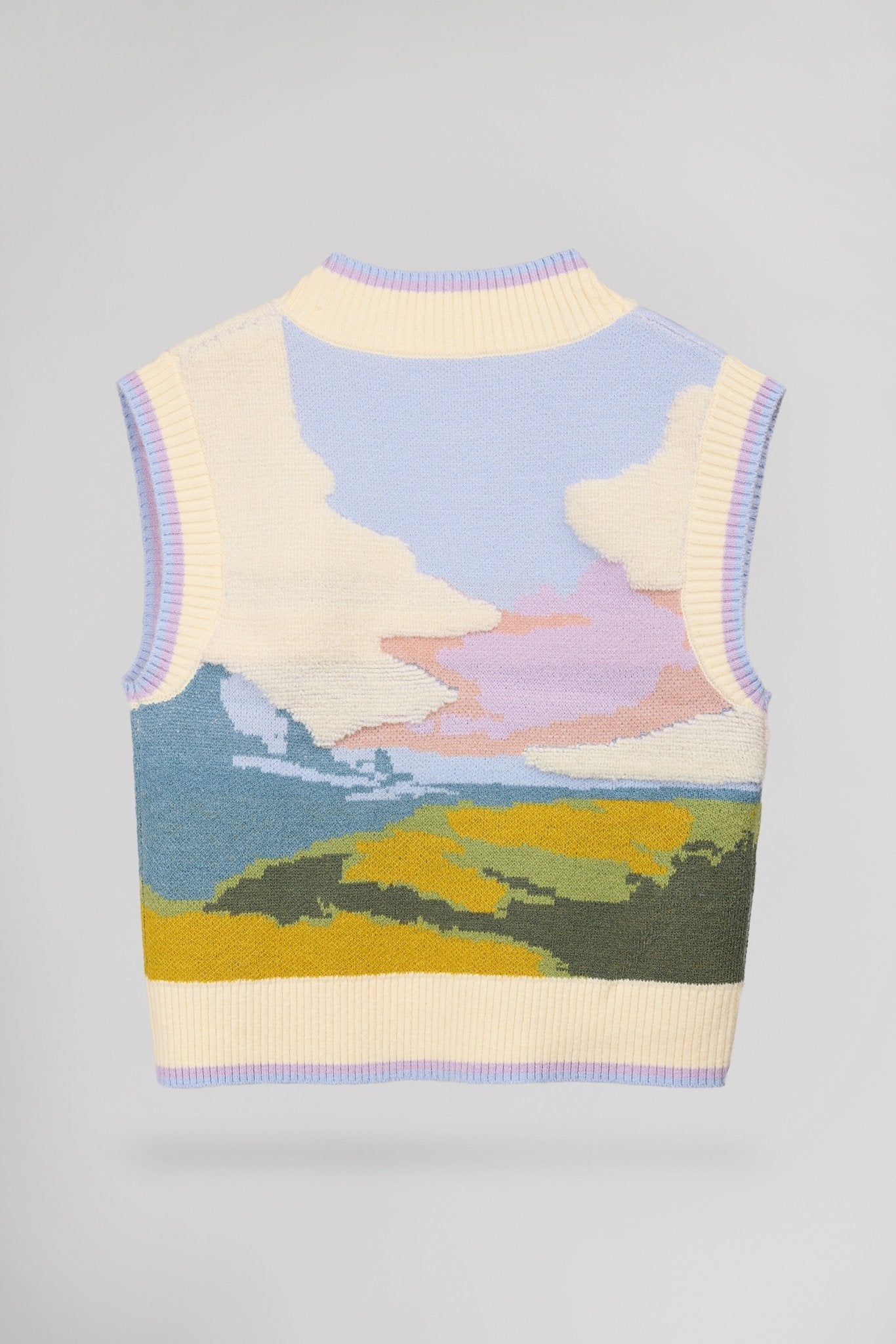Pull confort PAT JACQUARD PAYSAGE - School Rag