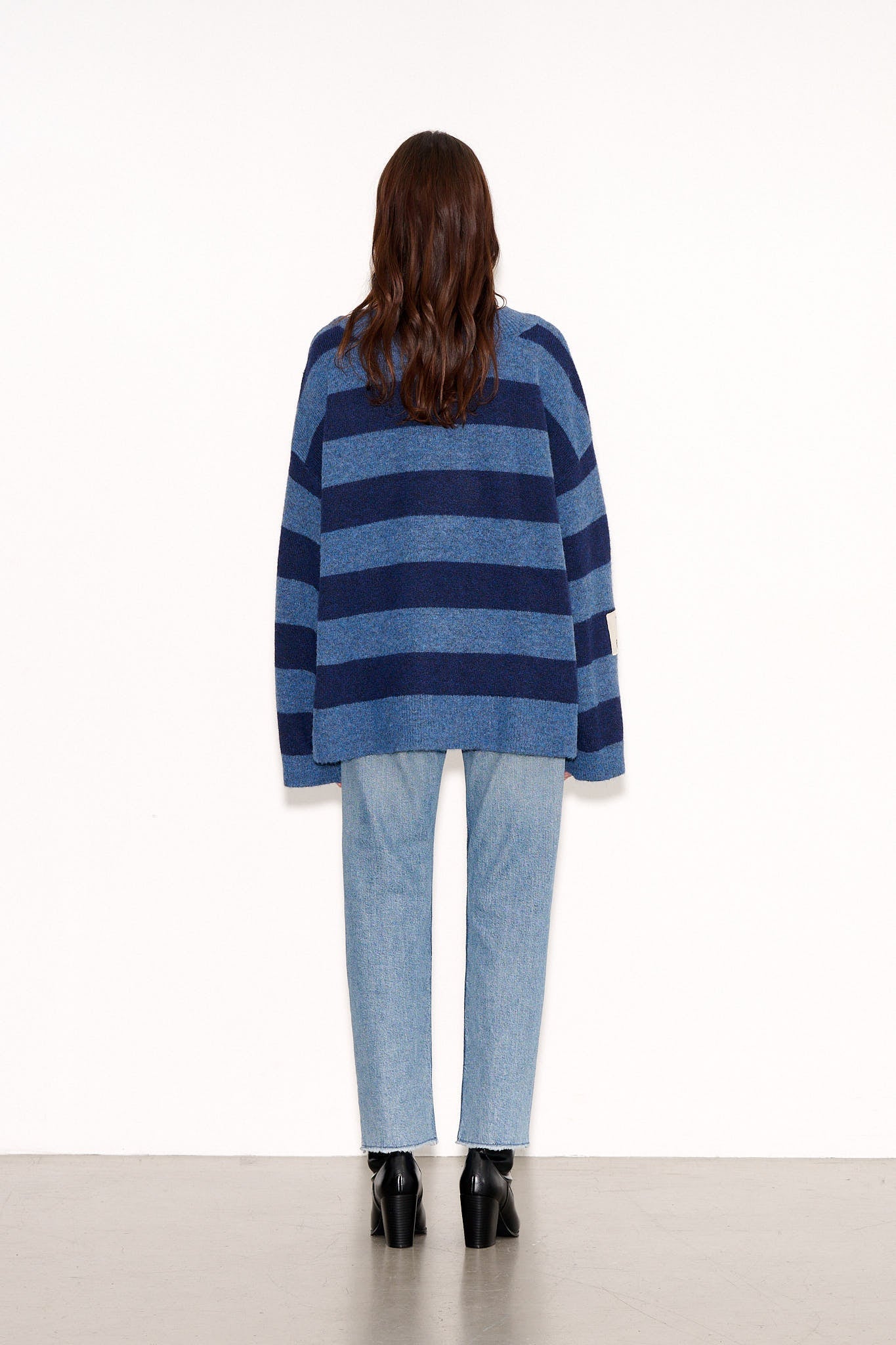 Pull oversize P - DARE NAVY & INDIGO STRIPES - School Rag