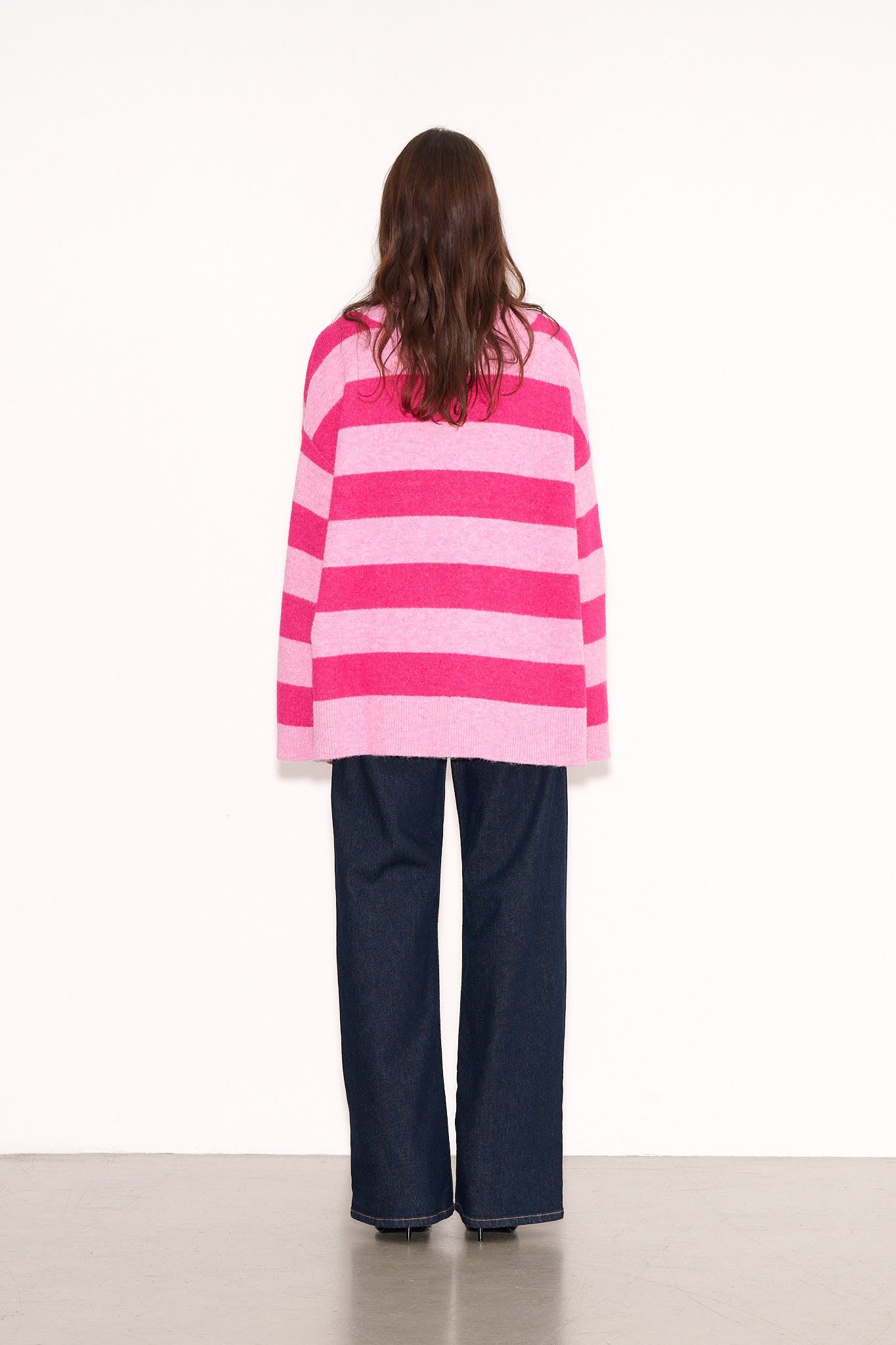 Pull oversize P - DARE PINK & FUSHIA STRIPES - School Rag