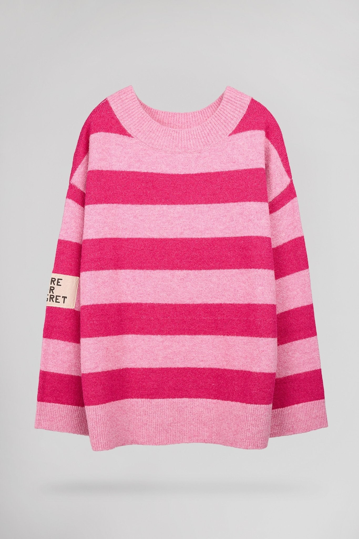 Pull oversize P - DARE PINK & FUSHIA STRIPES - School Rag
