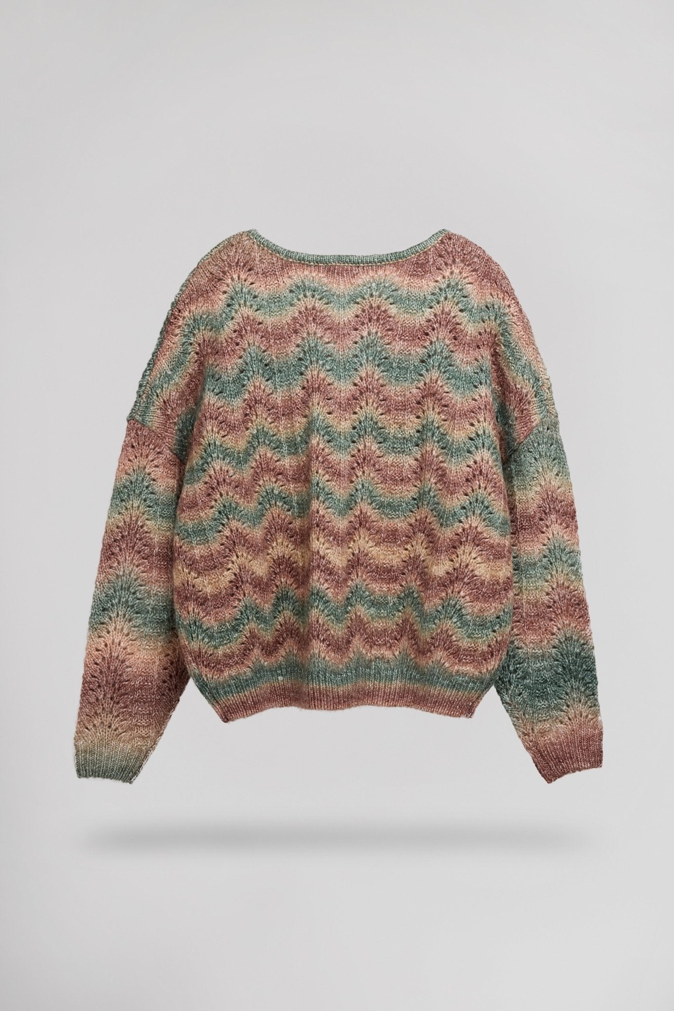 Pull oversize PALERME SHADE VIEUX ROSE - School Rag
