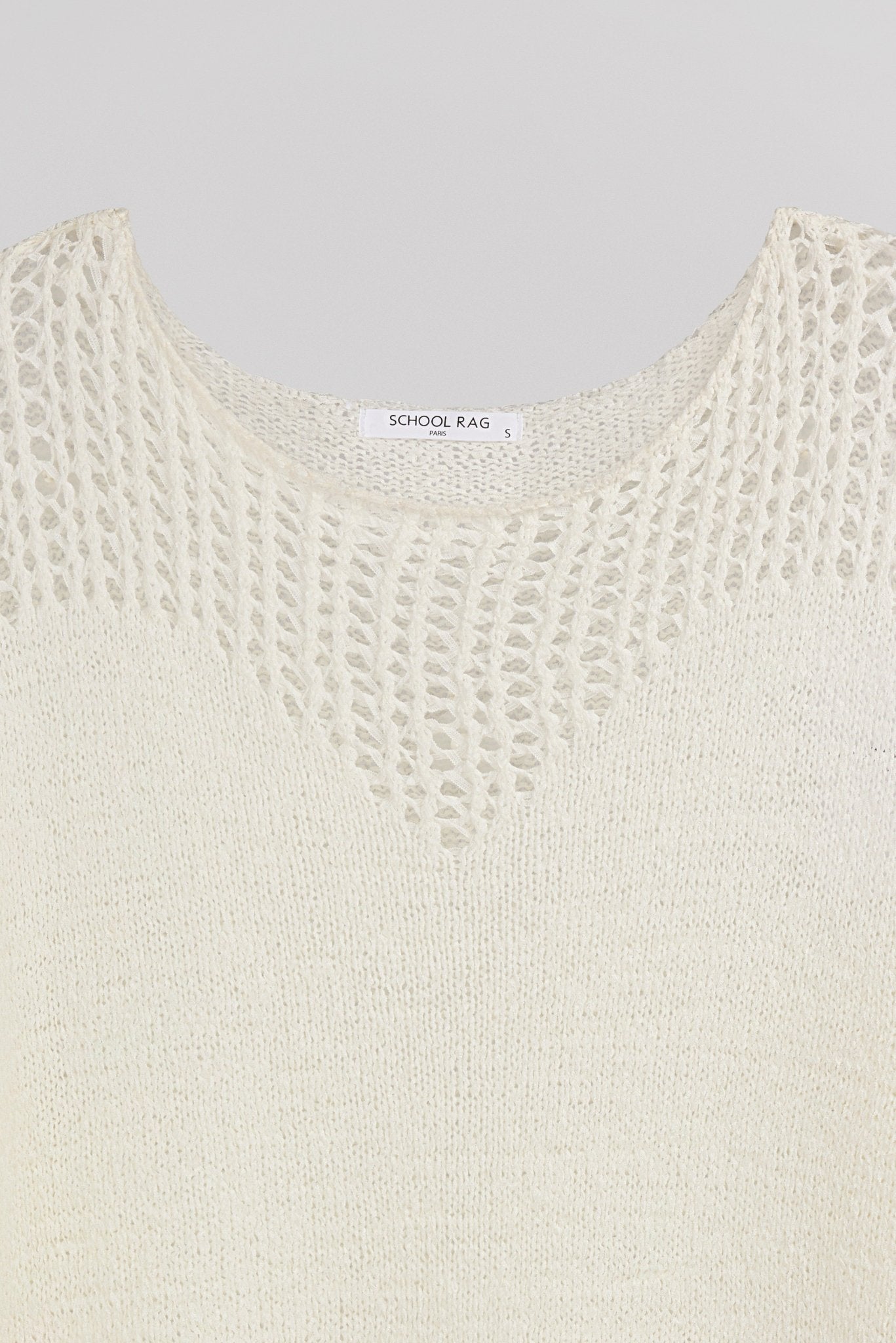 Pull P - MANATHAN BLANC - School Rag