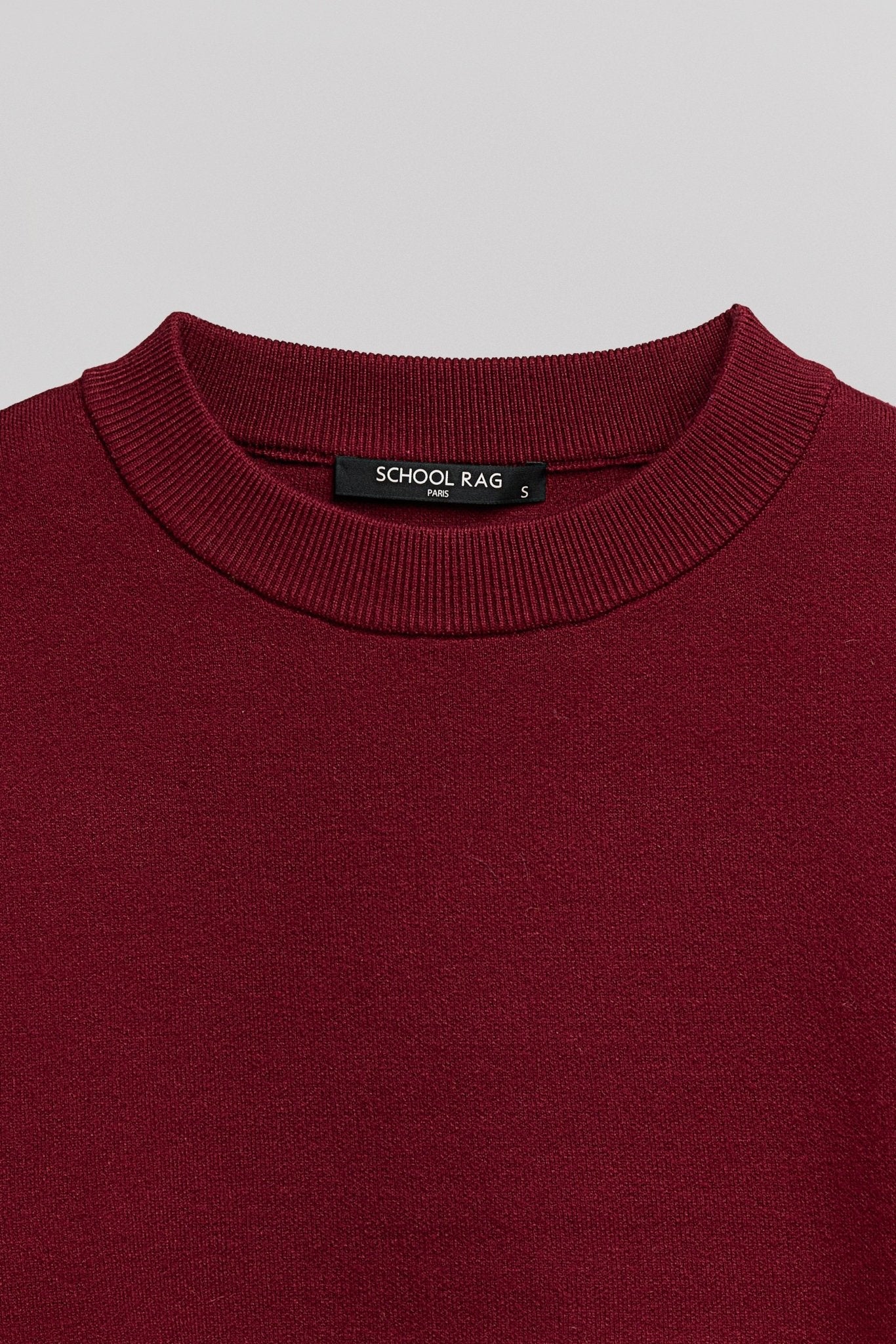 Pull P - MESS BORDEAUX - School Rag