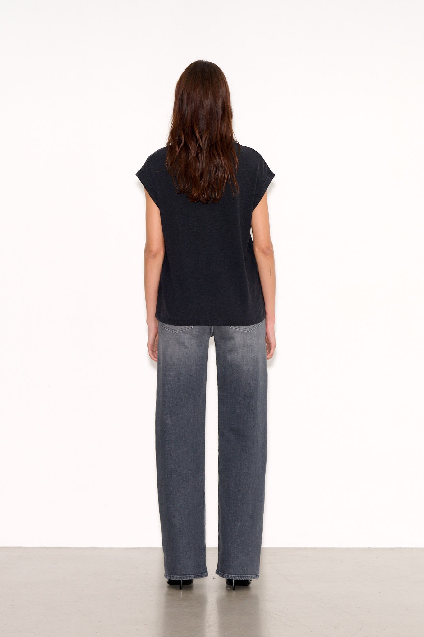 T-shirt casual T - DEGAINE DARK GREY - School Rag