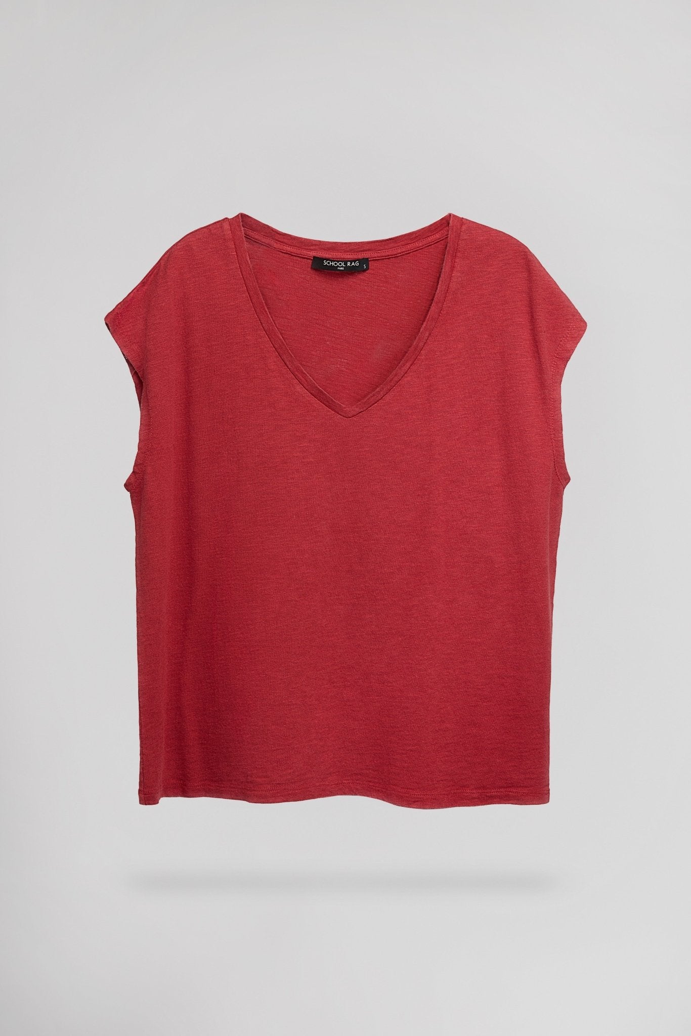 T-shirt casual T - SUMMER BORDEAUX - School Rag