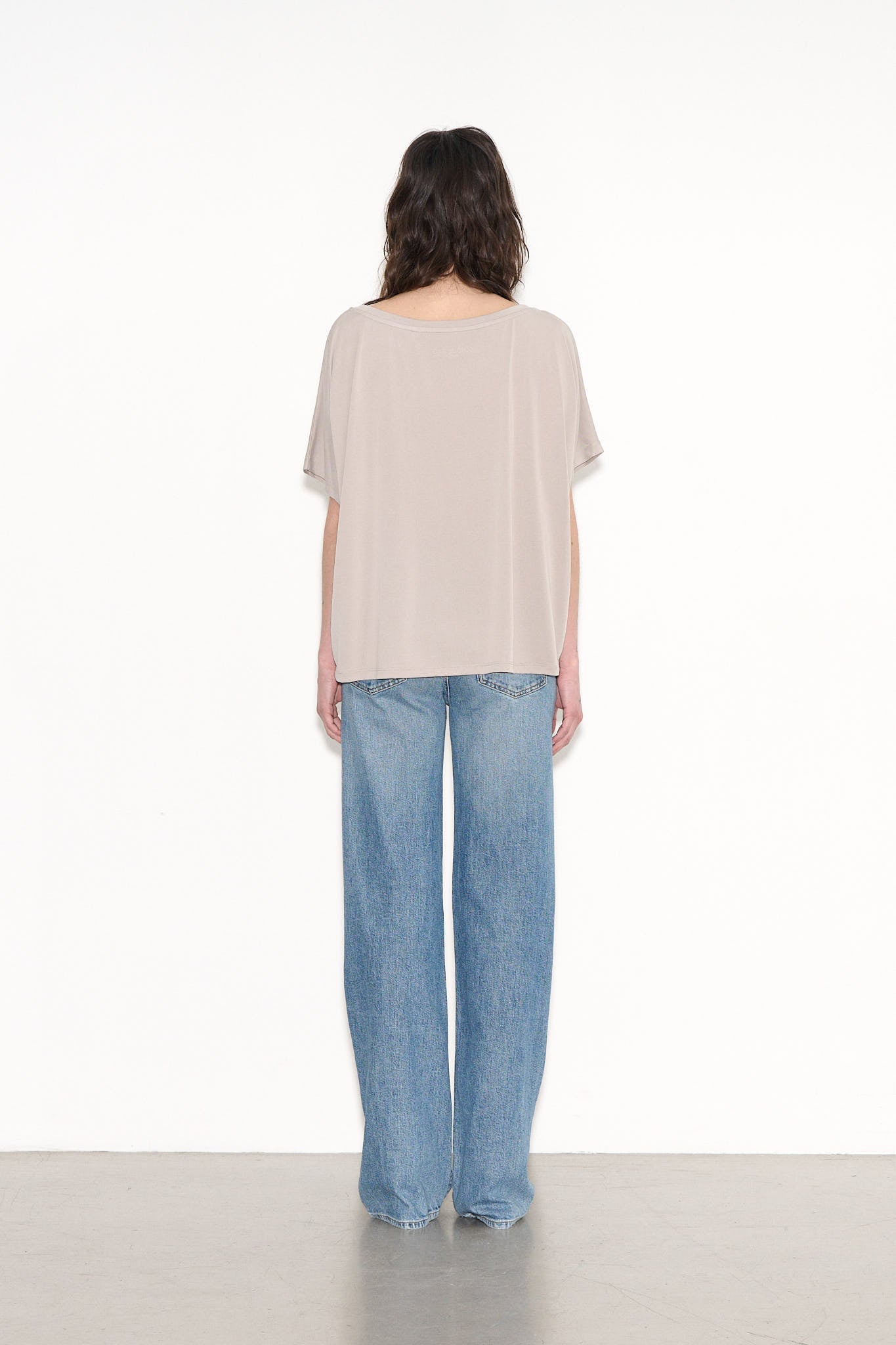 T-shirt casual TINY BEIGE - School Rag
