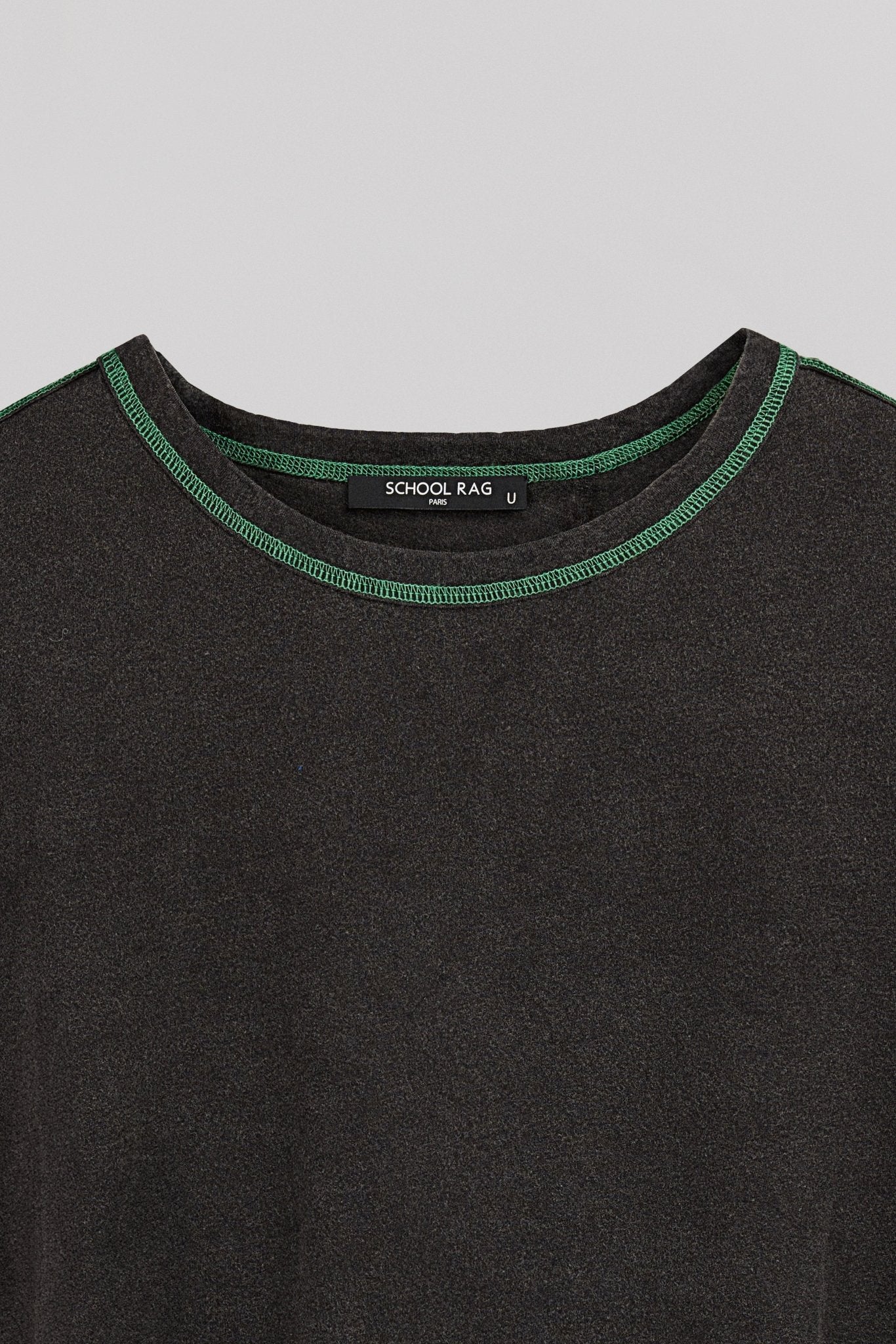 T-shirt délavé vintage THESHOP ACID - School Rag