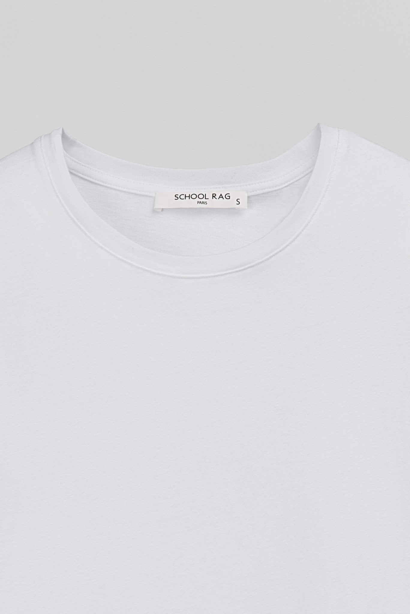 T-shirt SOFTLY BLANC - School Rag