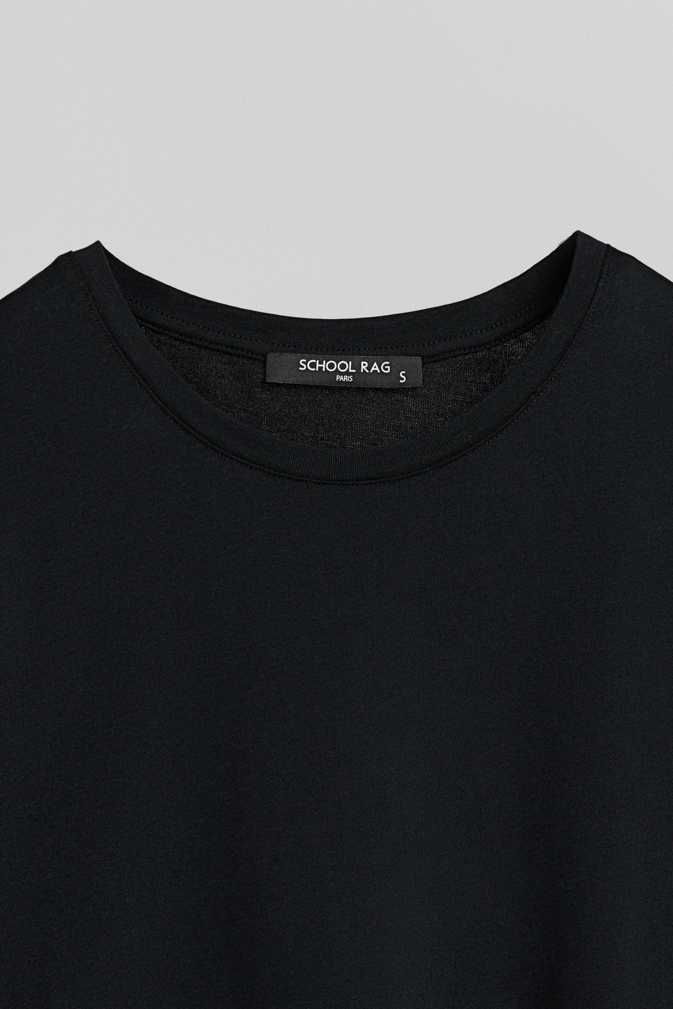 T-shirt SOFTLY NOIR - School Rag
