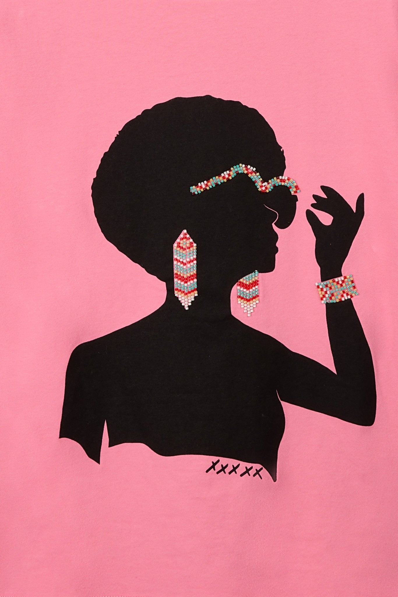 T-shirt T - MADAME COLOR CANDY PINK - School Rag