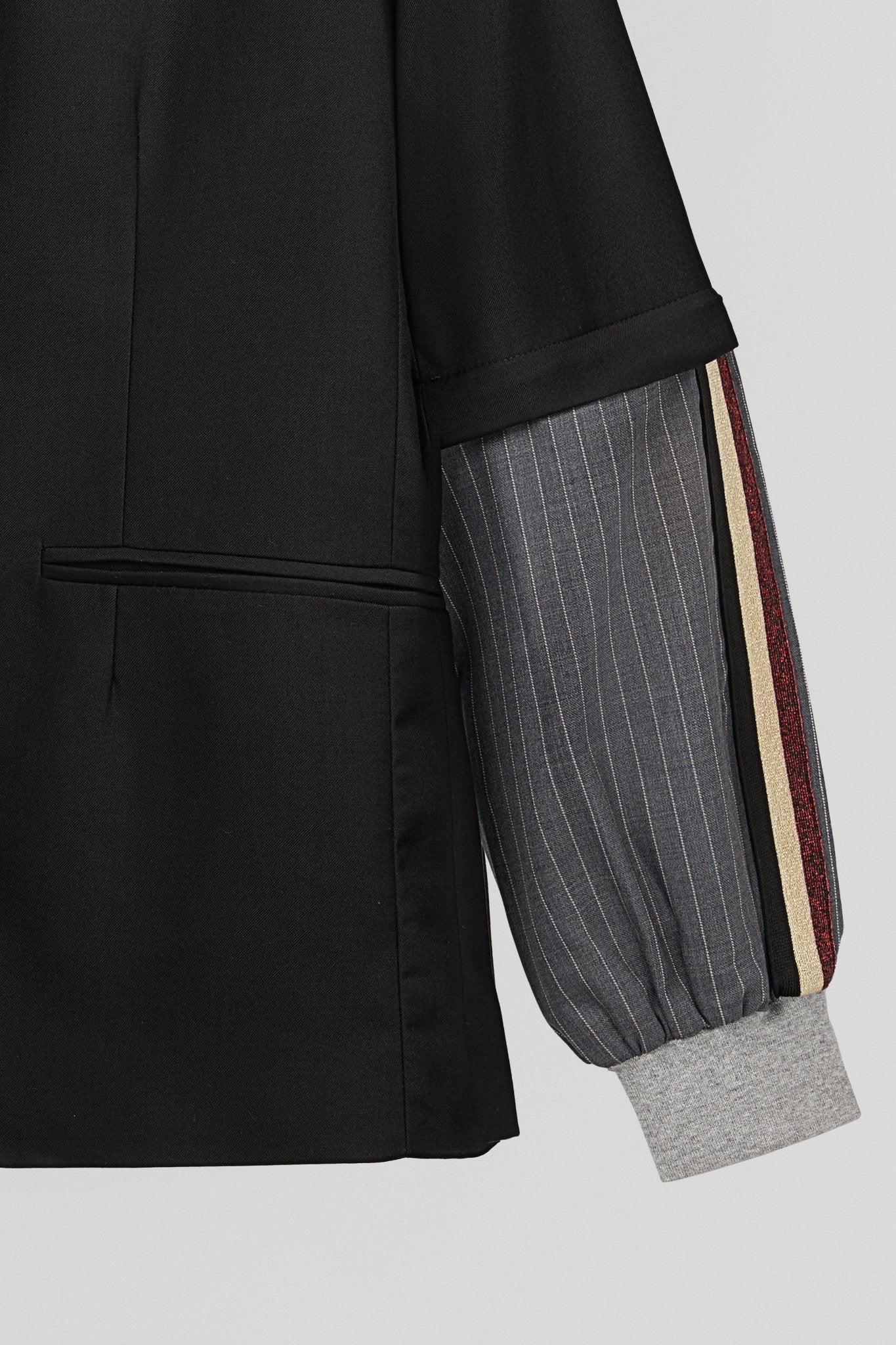 Veste ample col tailleur V - JOGG NOIR - School Rag