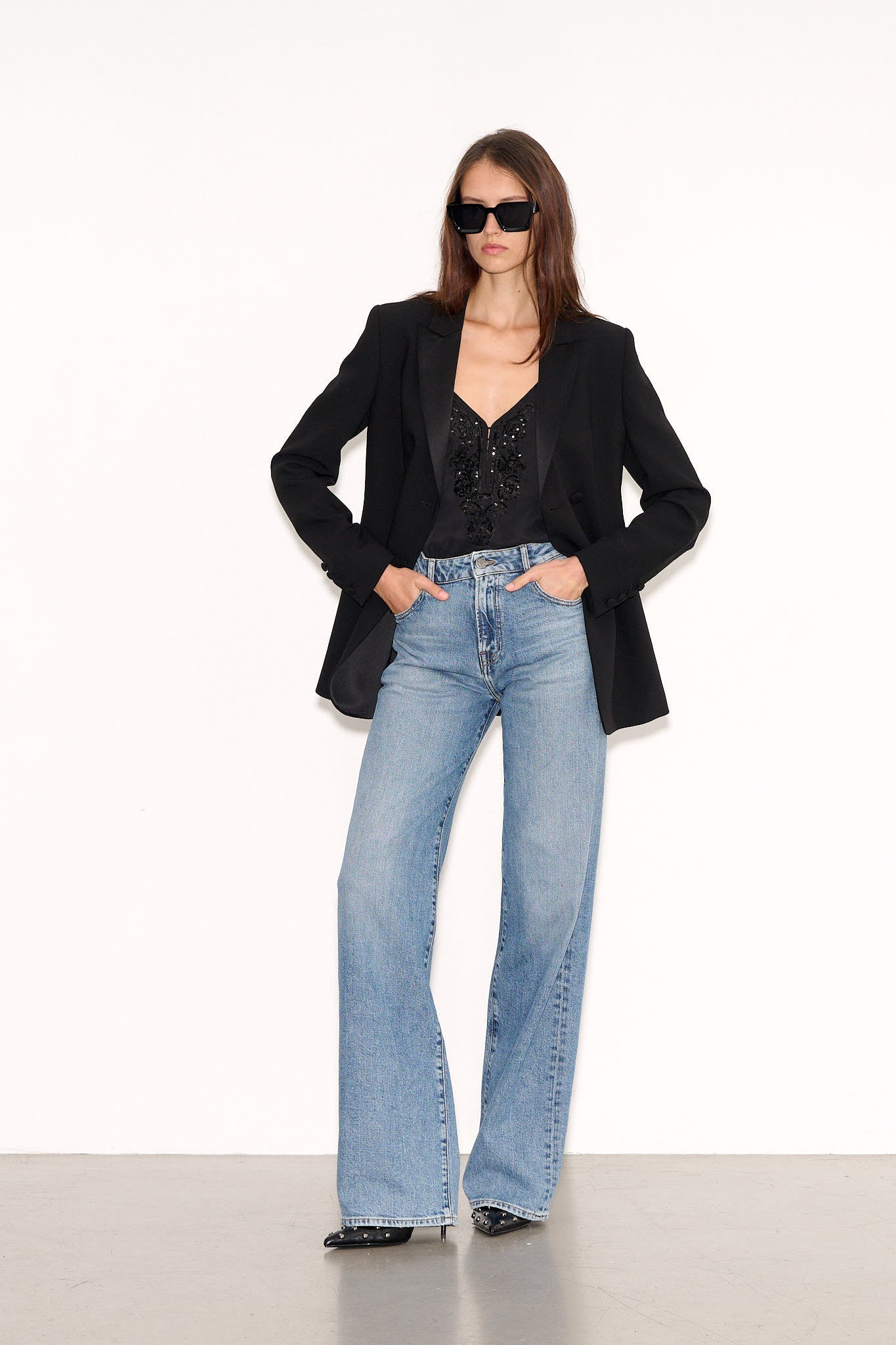 Veste cintrée doublée VASKO NOIR - School Rag