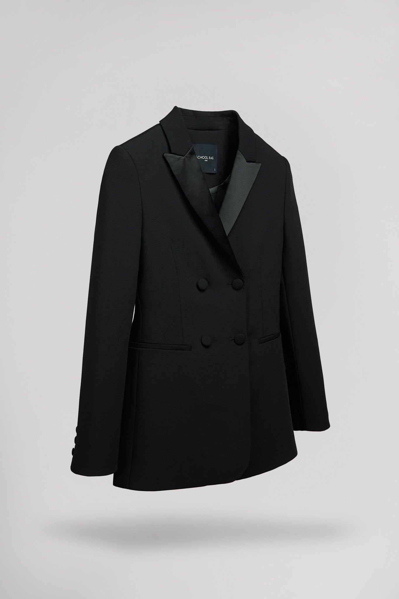 Veste cintrée doublée VASKO NOIR - School Rag