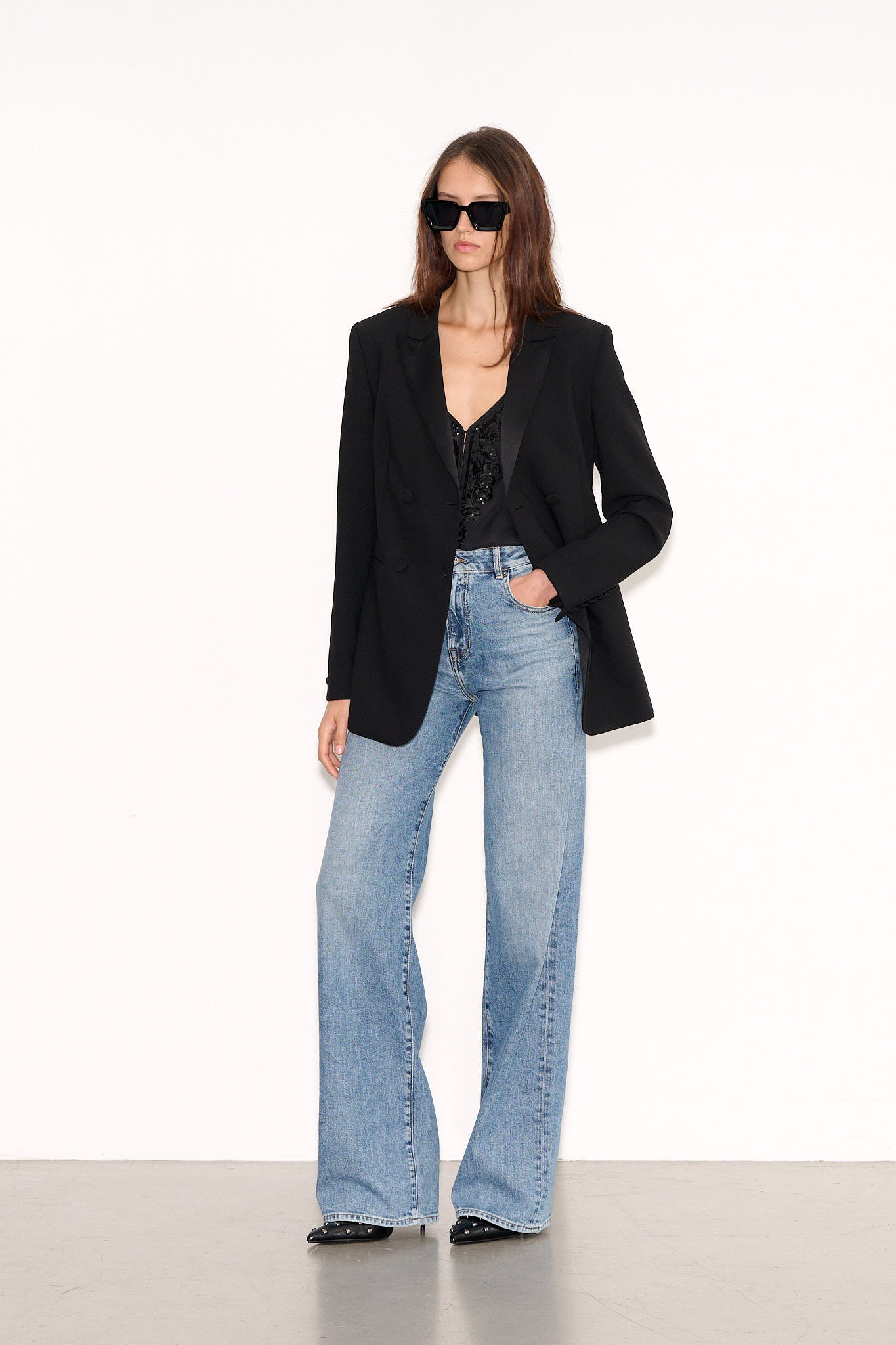 Veste cintrée doublée VASKO NOIR - School Rag