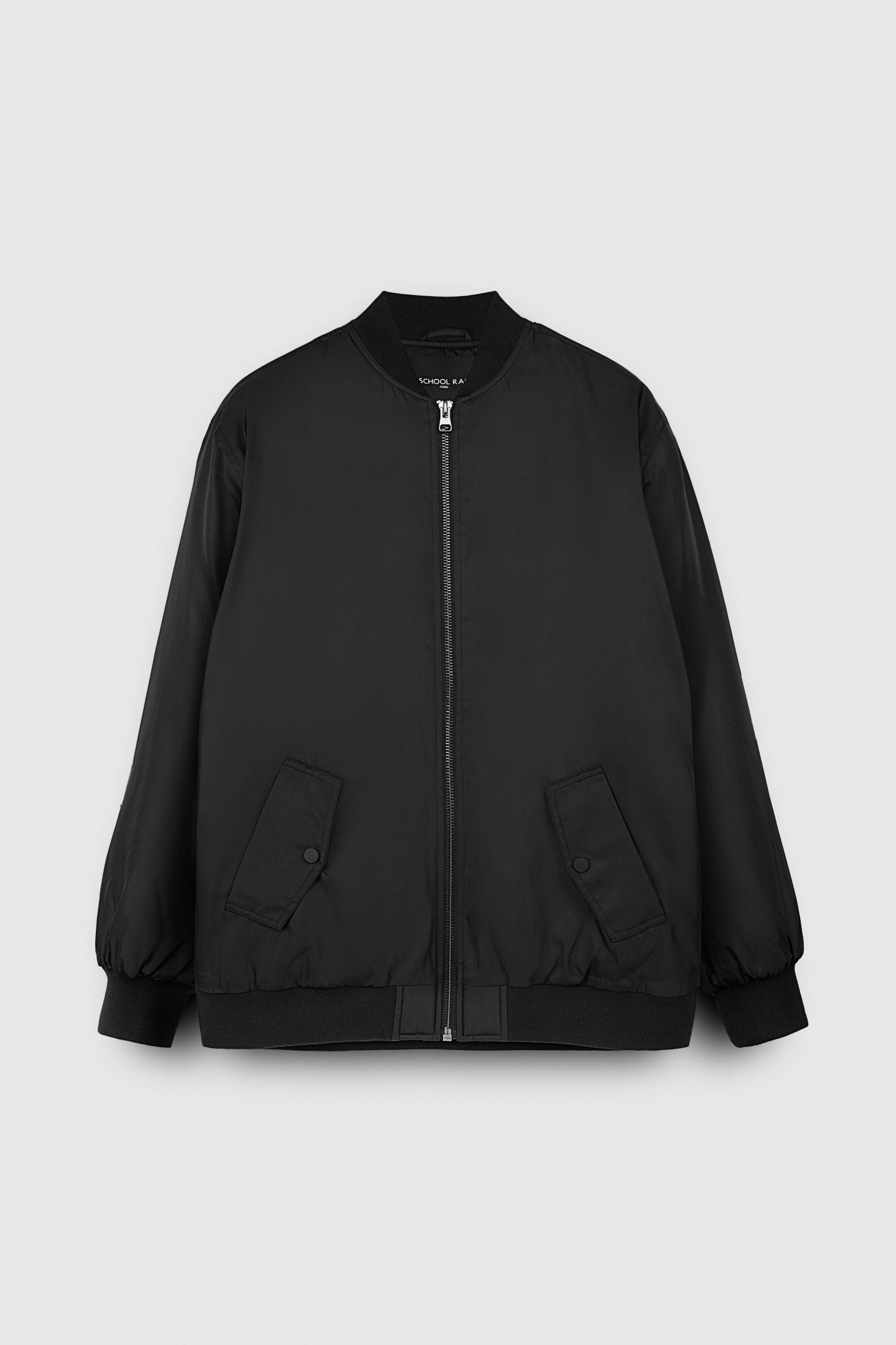 Blouson aviateur oversize BROOSTER NOIR - School Rag