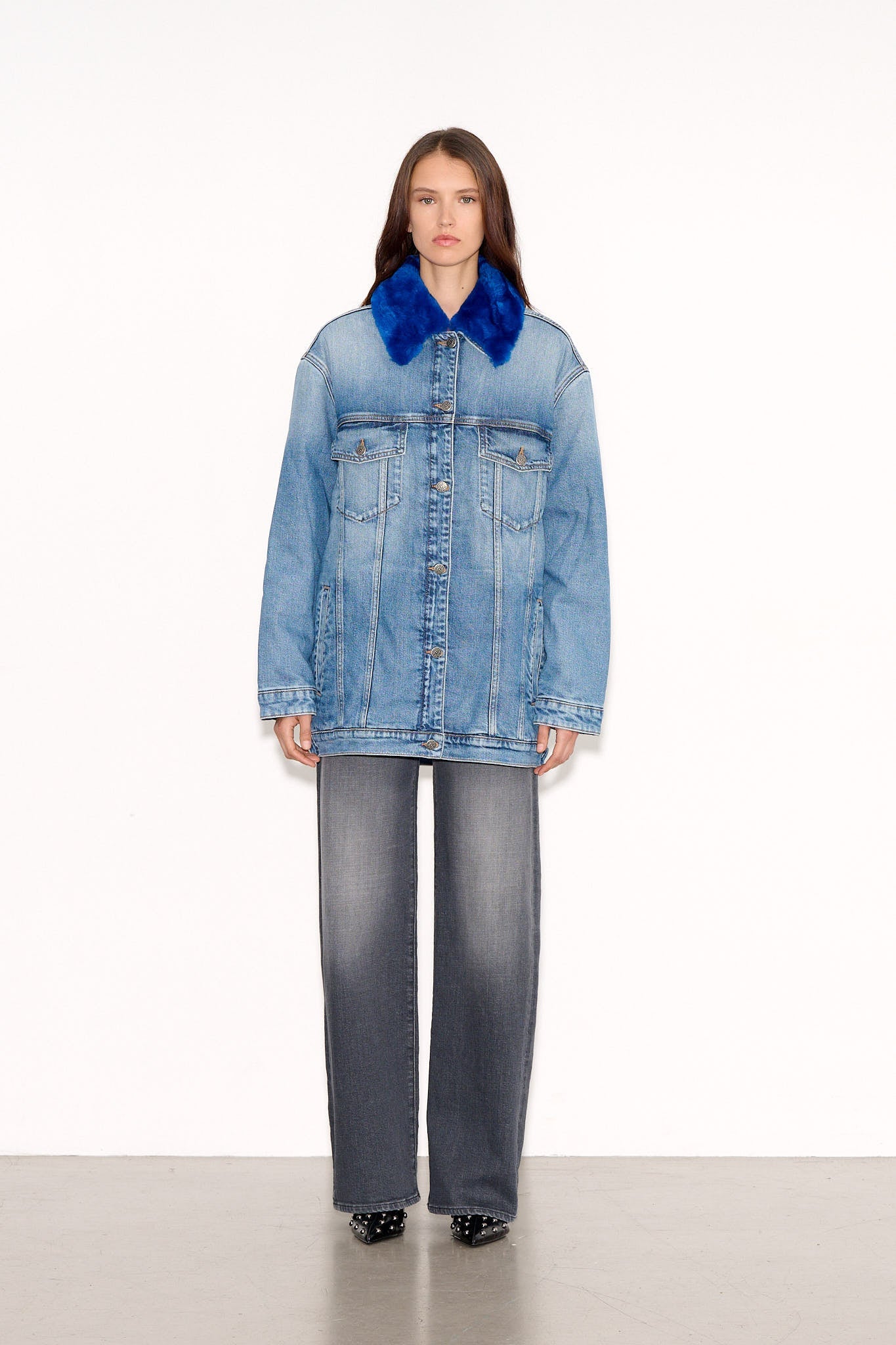 Blouson BROOKLYN HIGH B VINTAGE/INDIGO - School Rag