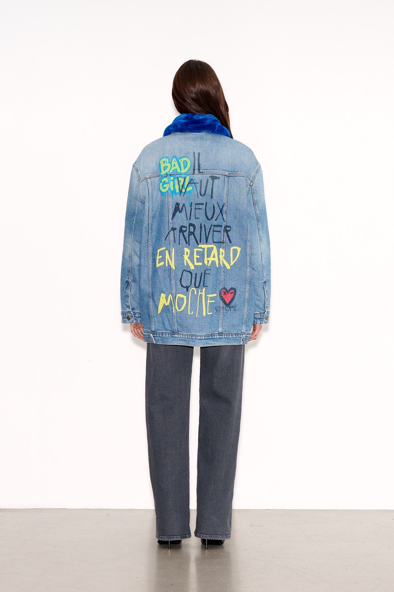 Blouson BROOKLYN HIGH B VINTAGE/INDIGO - School Rag