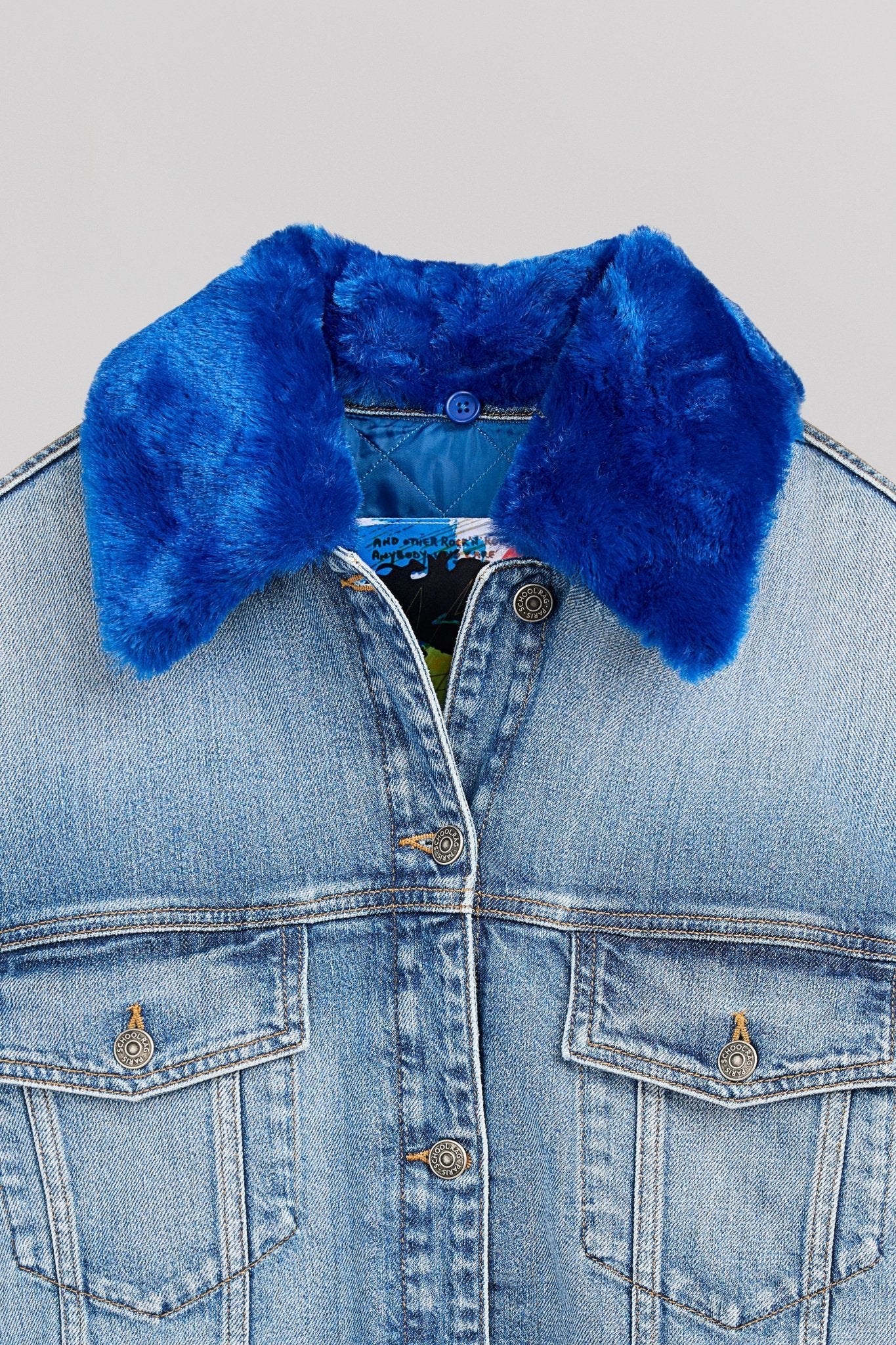 Blouson BROOKLYN HIGH B VINTAGE/INDIGO - School Rag