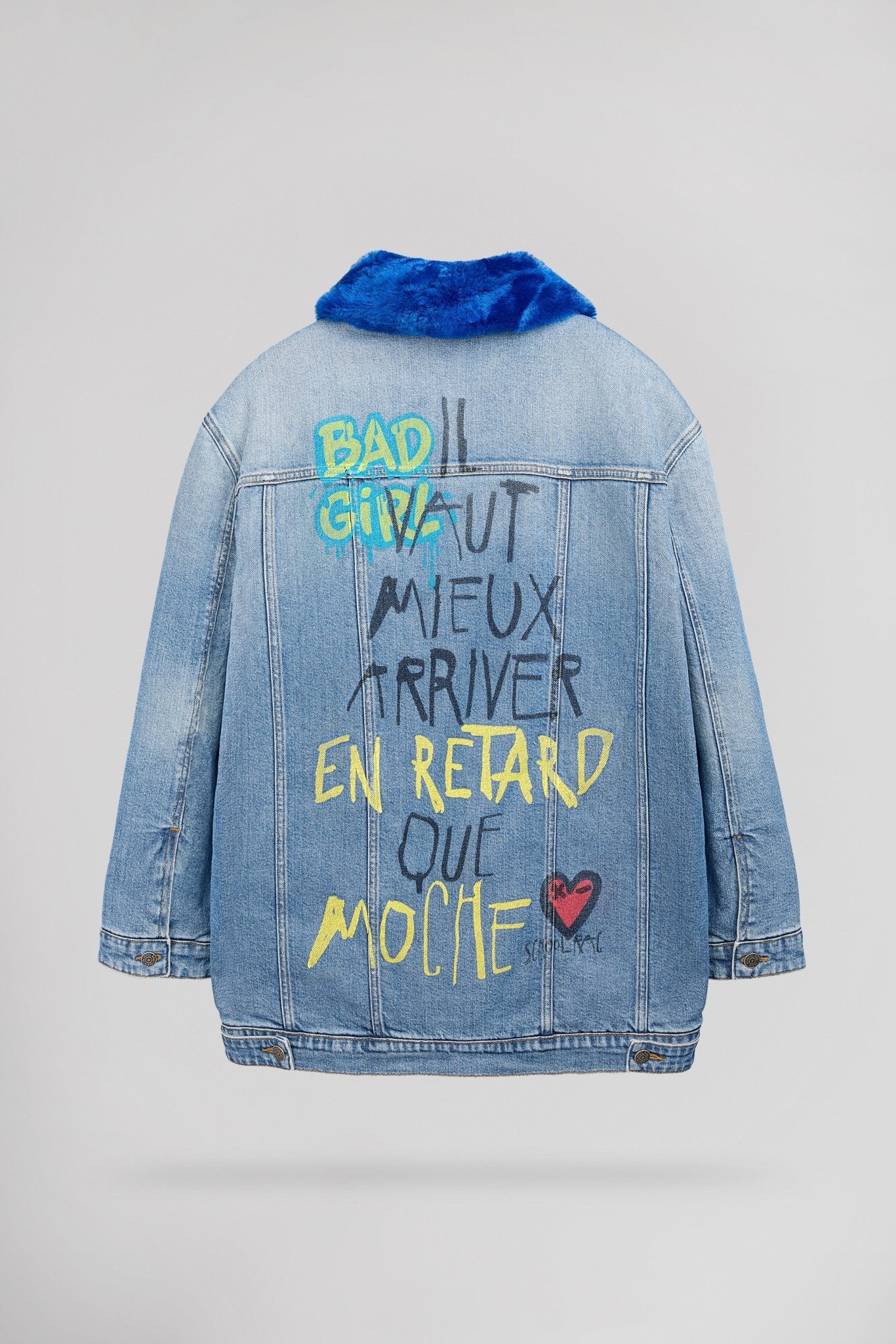 Blouson BROOKLYN HIGH B VINTAGE/INDIGO - School Rag