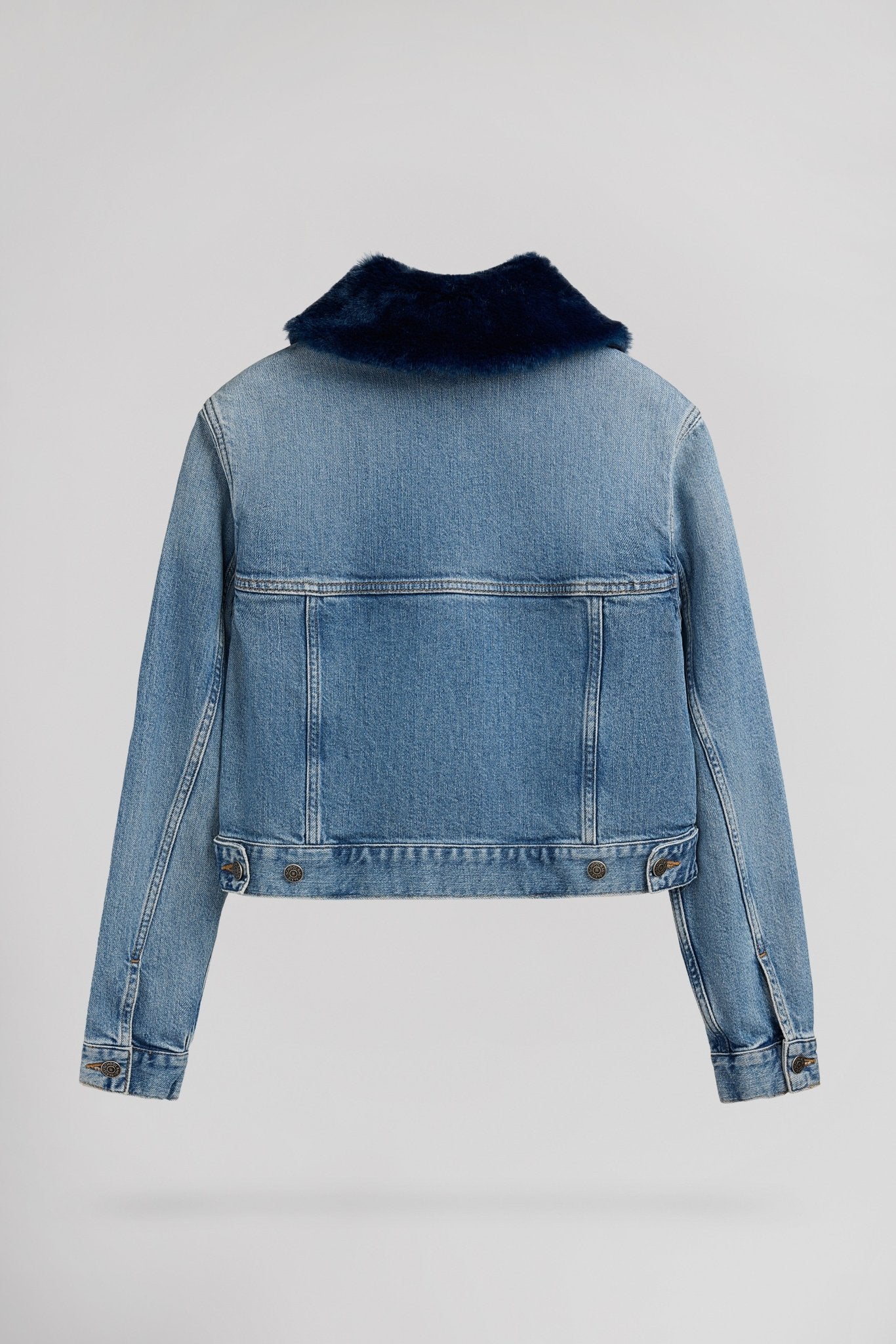 Blouson col détachable BEWORK HIGH BLU VINTAGE/INDIGO - School Rag