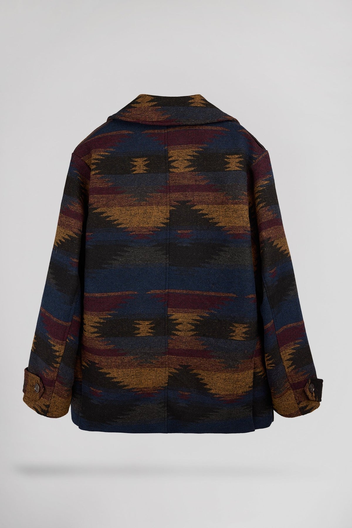 Caban en tissu jacquard à motif MARIA SPIRIT - School Rag