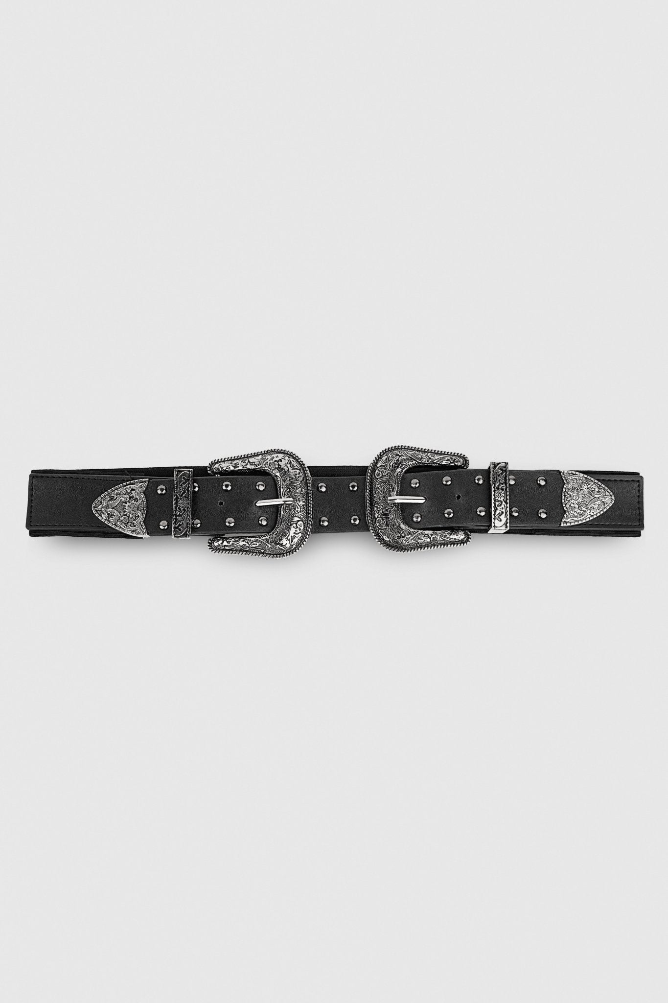 Ceinture en cuir synthétique BELAMY  NOIR - School Rag